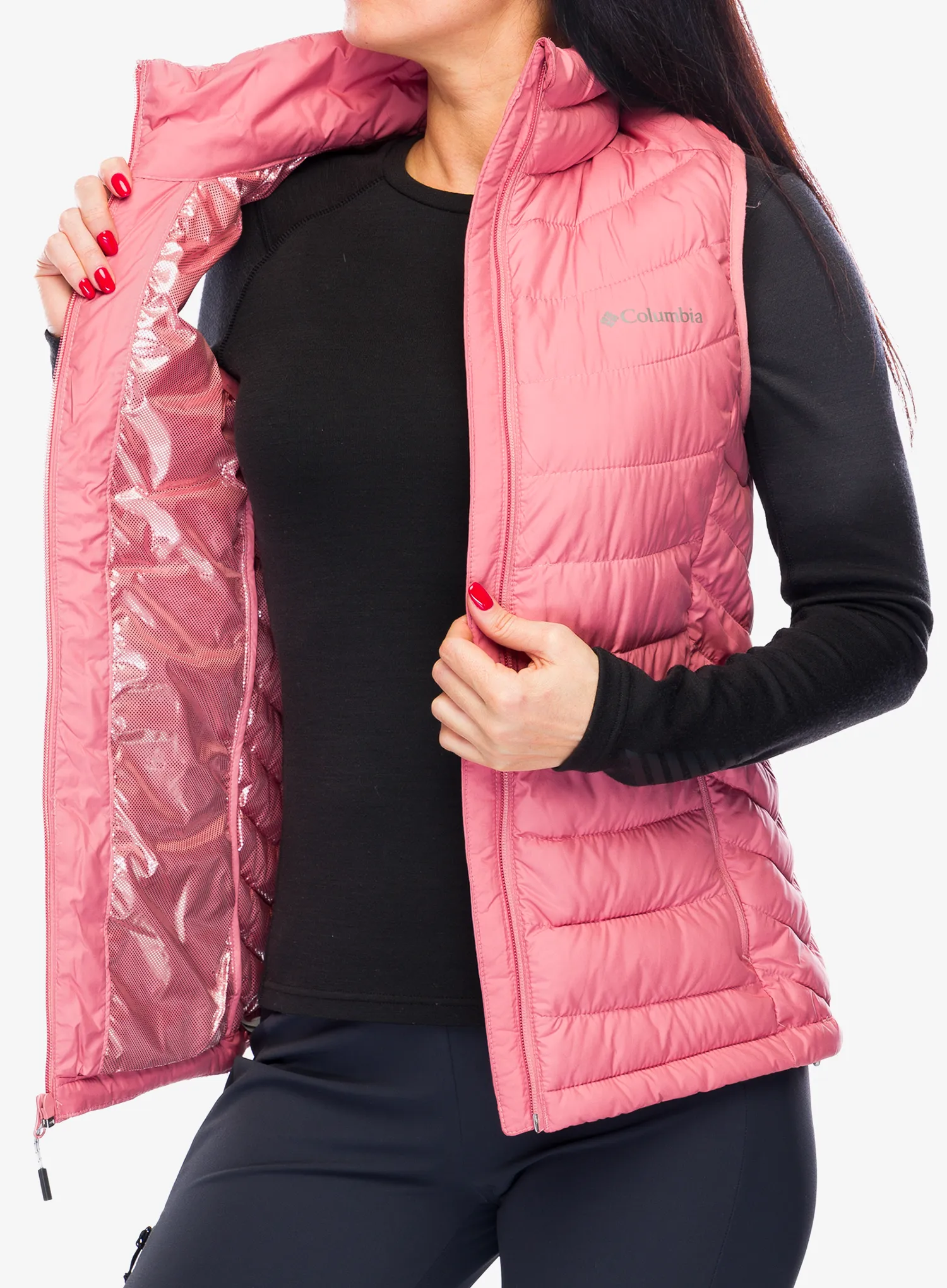 Vesta dámská Columbia Powder Lite II Vest - pink agave