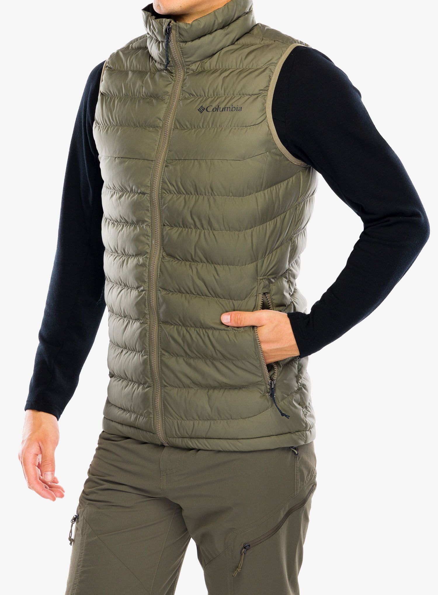 Vesta Columbia Powder Lite II Vest - stone green