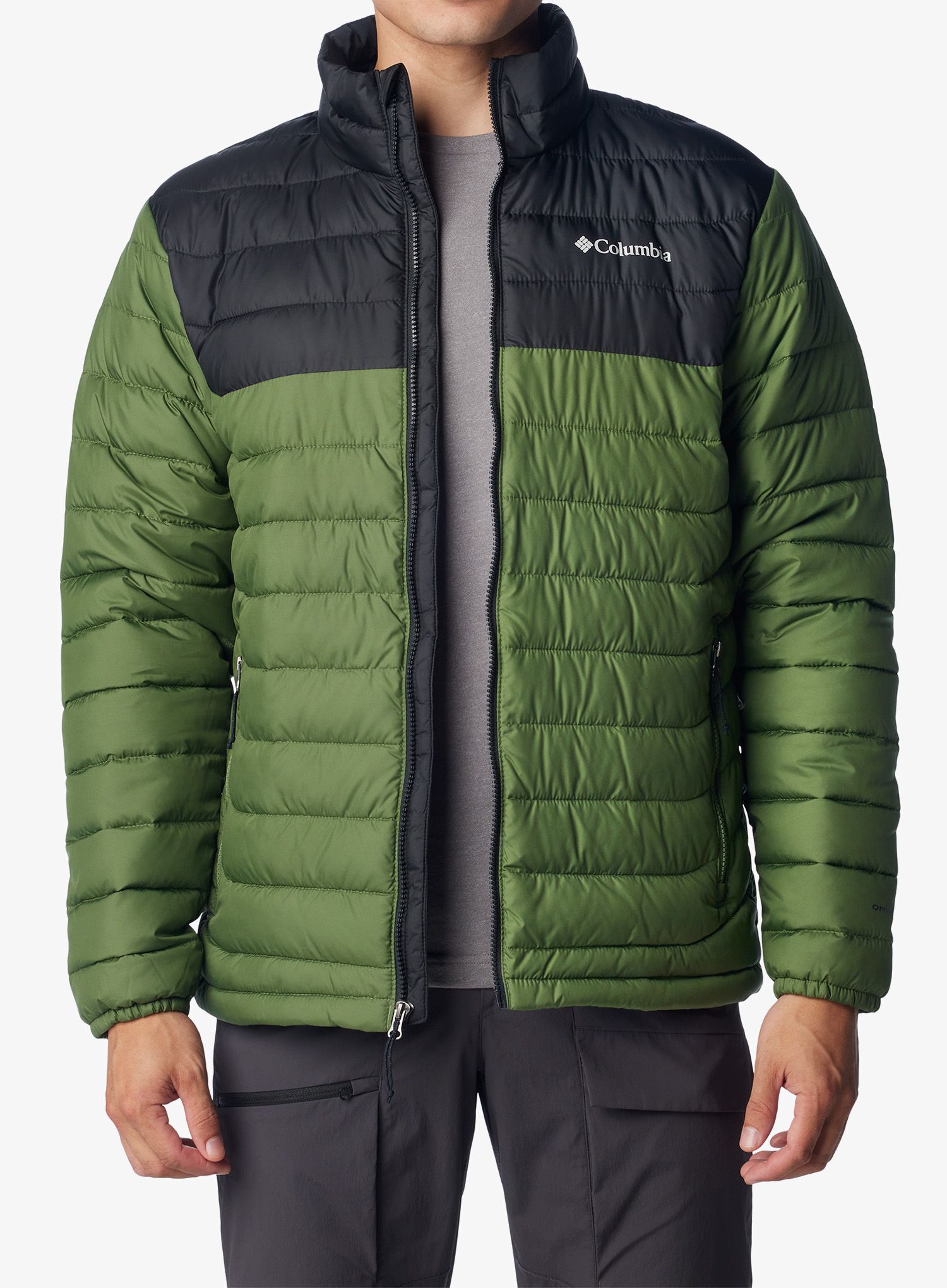Zateplená bunda Columbia Powder Lite Jacket - canteen/black
