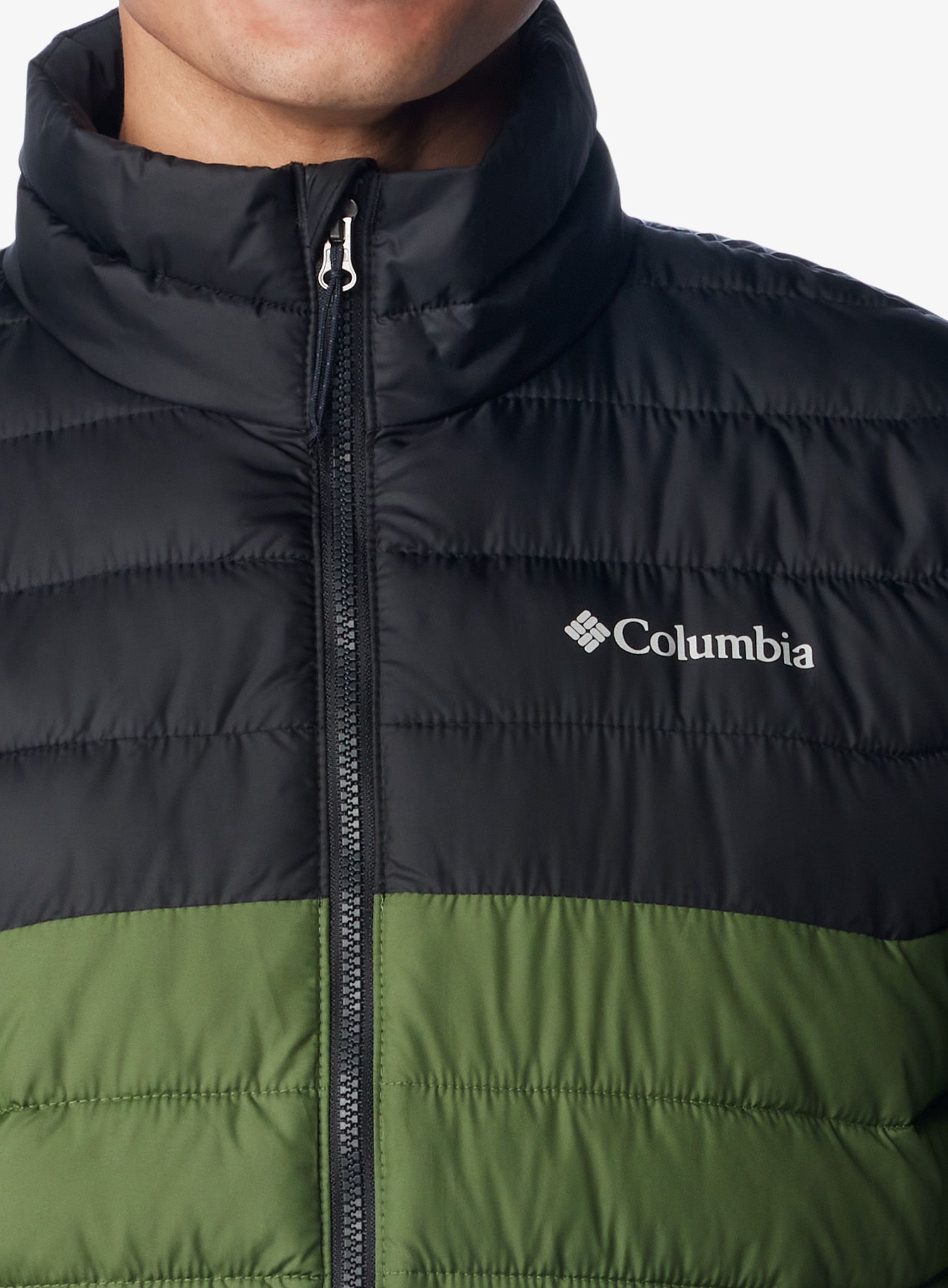 Zateplená bunda Columbia Powder Lite Jacket - canteen/black