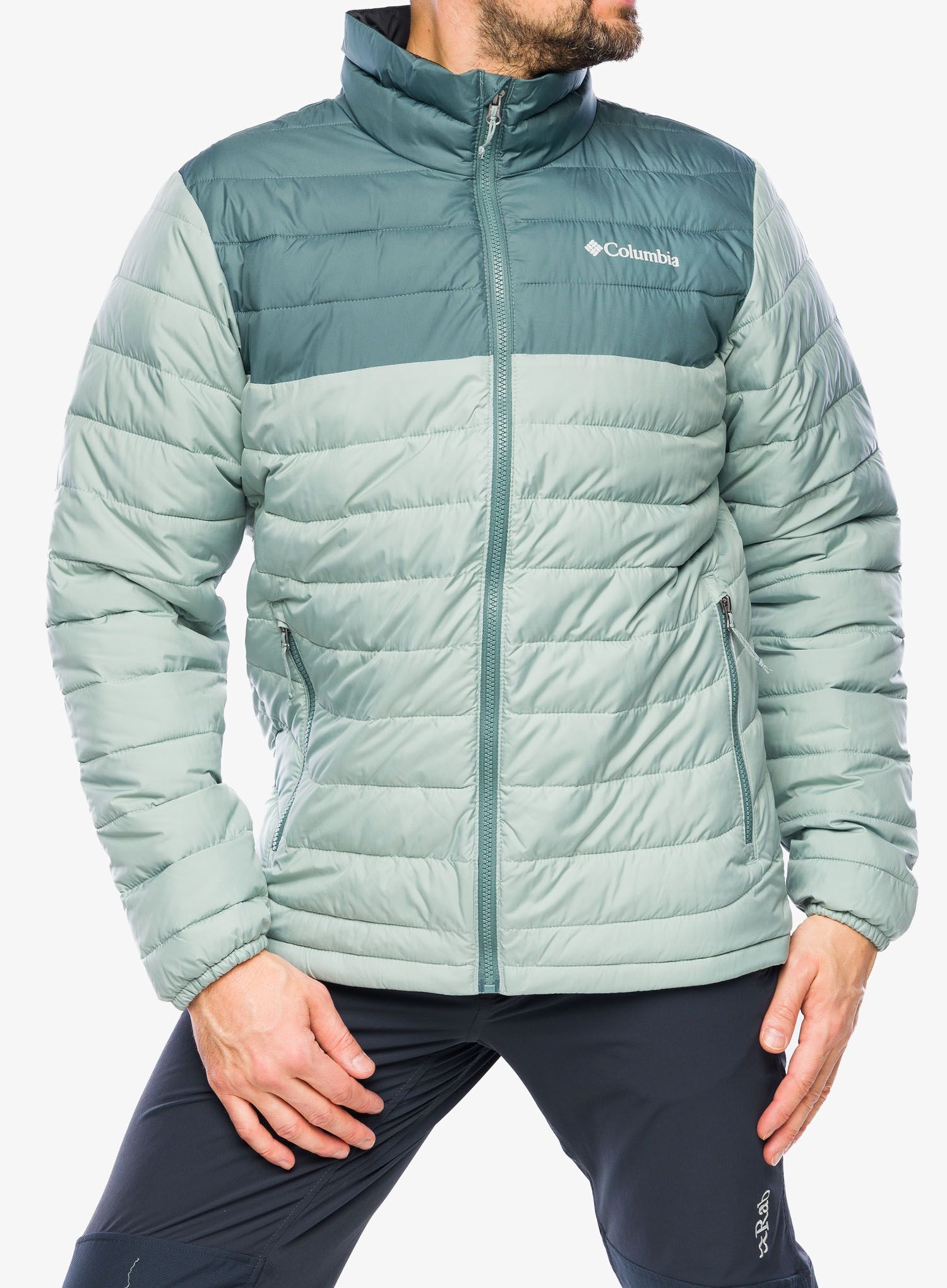 Zateplená bunda Columbia Powder Lite Jacket - niagara/metal