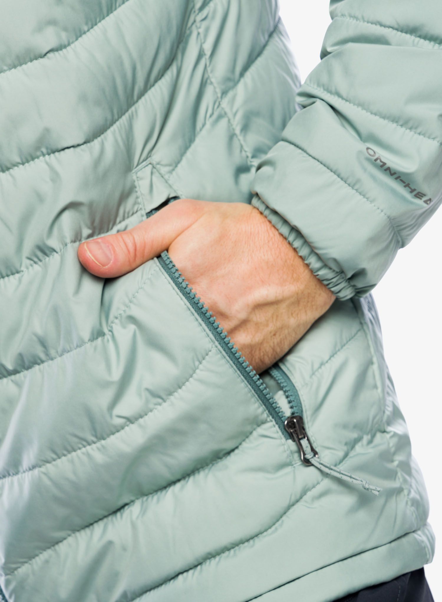 Zateplená bunda Columbia Powder Lite Jacket - niagara/metal