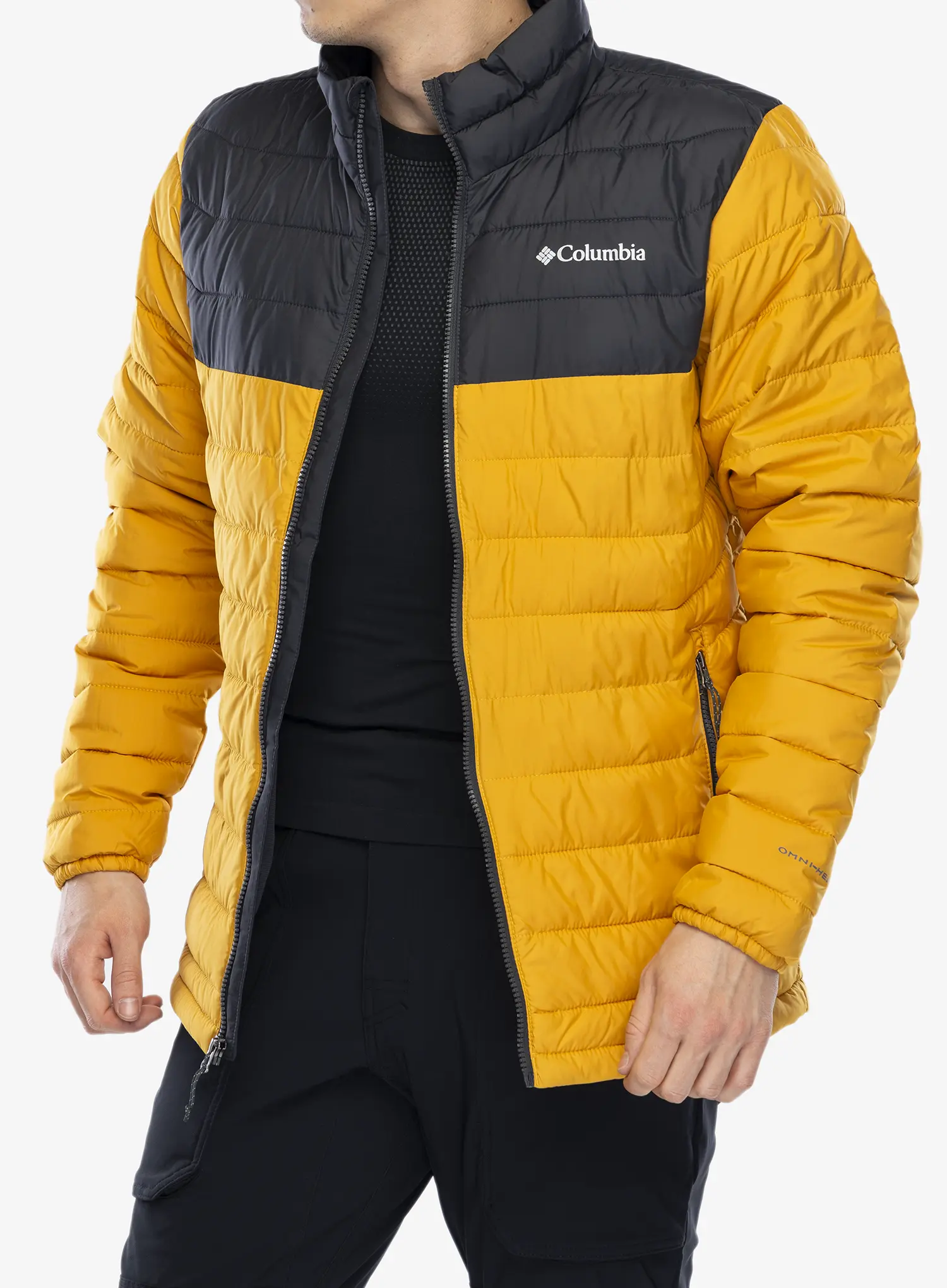 Zateplená bunda Columbia Powder Lite Jacket - raw honey/shark