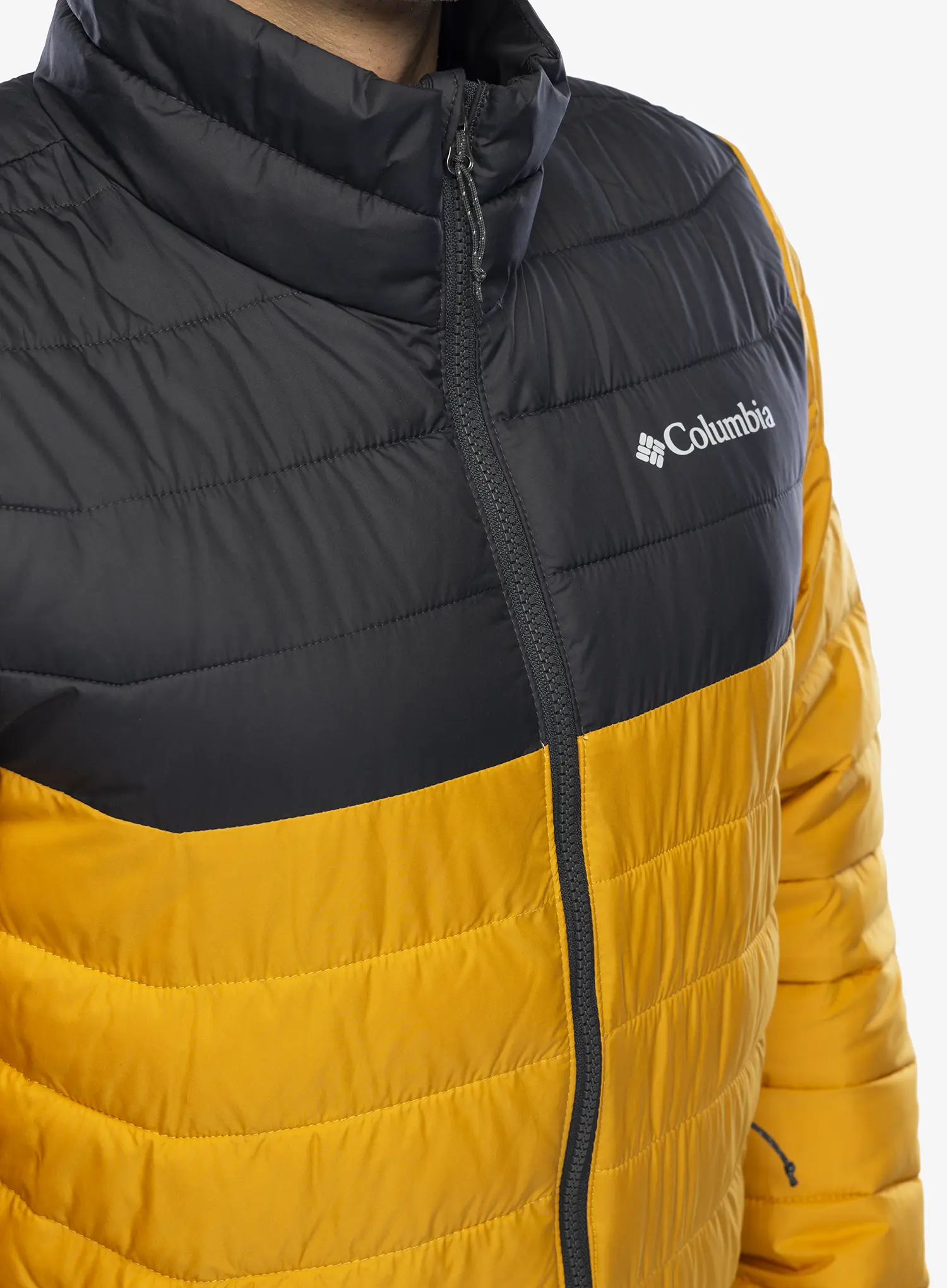 Zateplená bunda Columbia Powder Lite Jacket - raw honey/shark