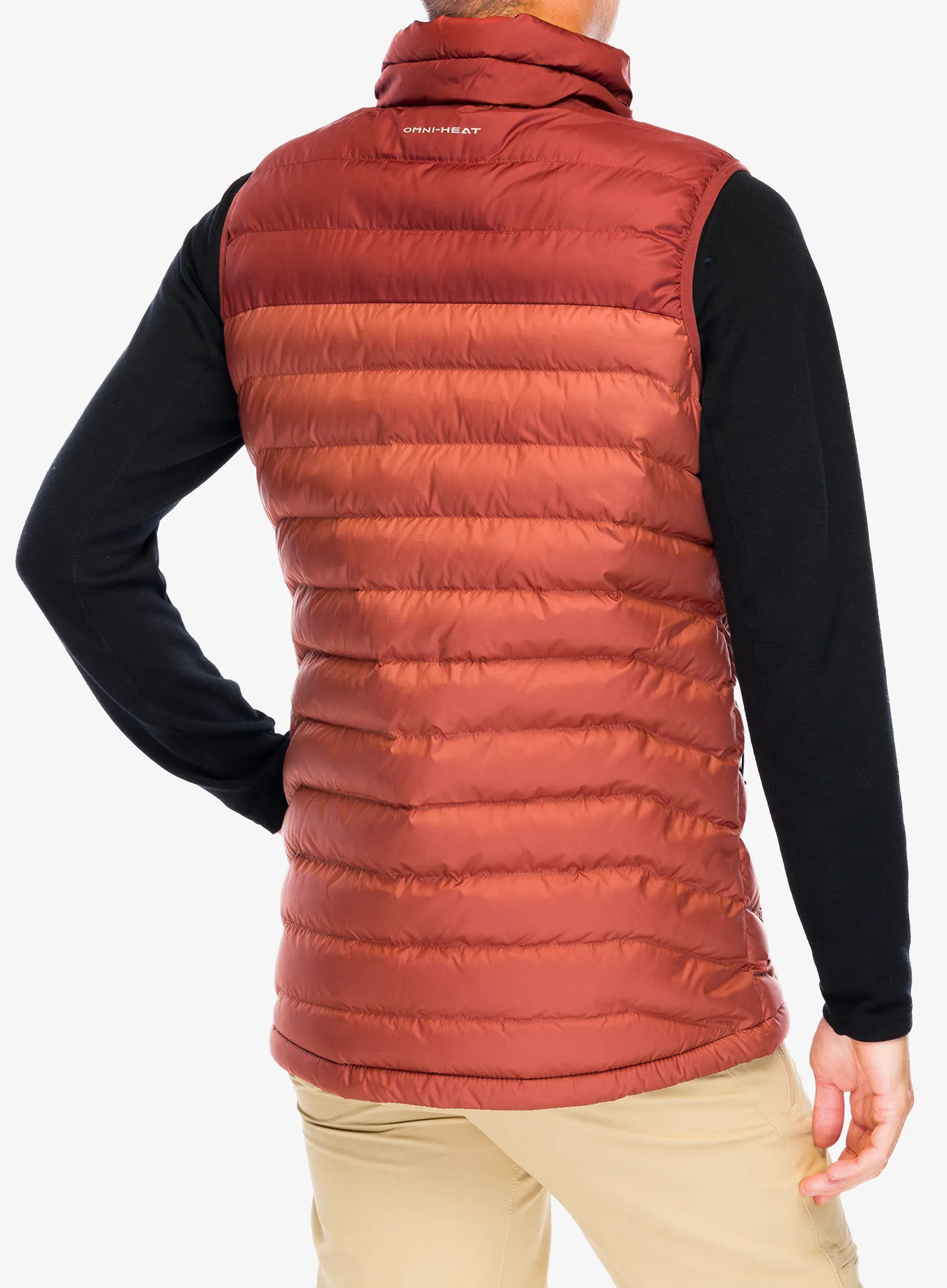 Zateplená vesta Columbia Powder Lite Vest - auburn/spice