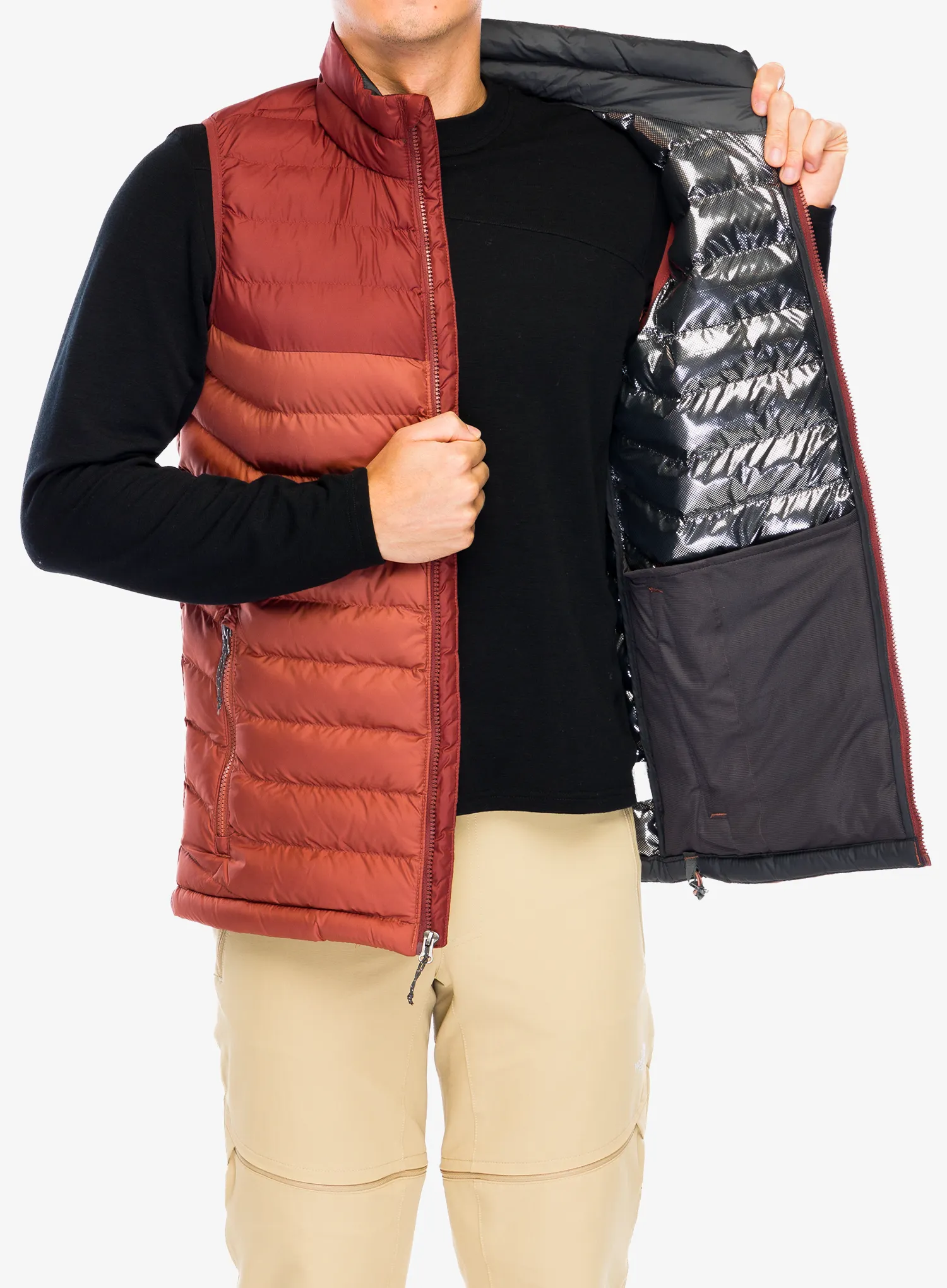 Zateplená vesta Columbia Powder Lite Vest - auburn/spice