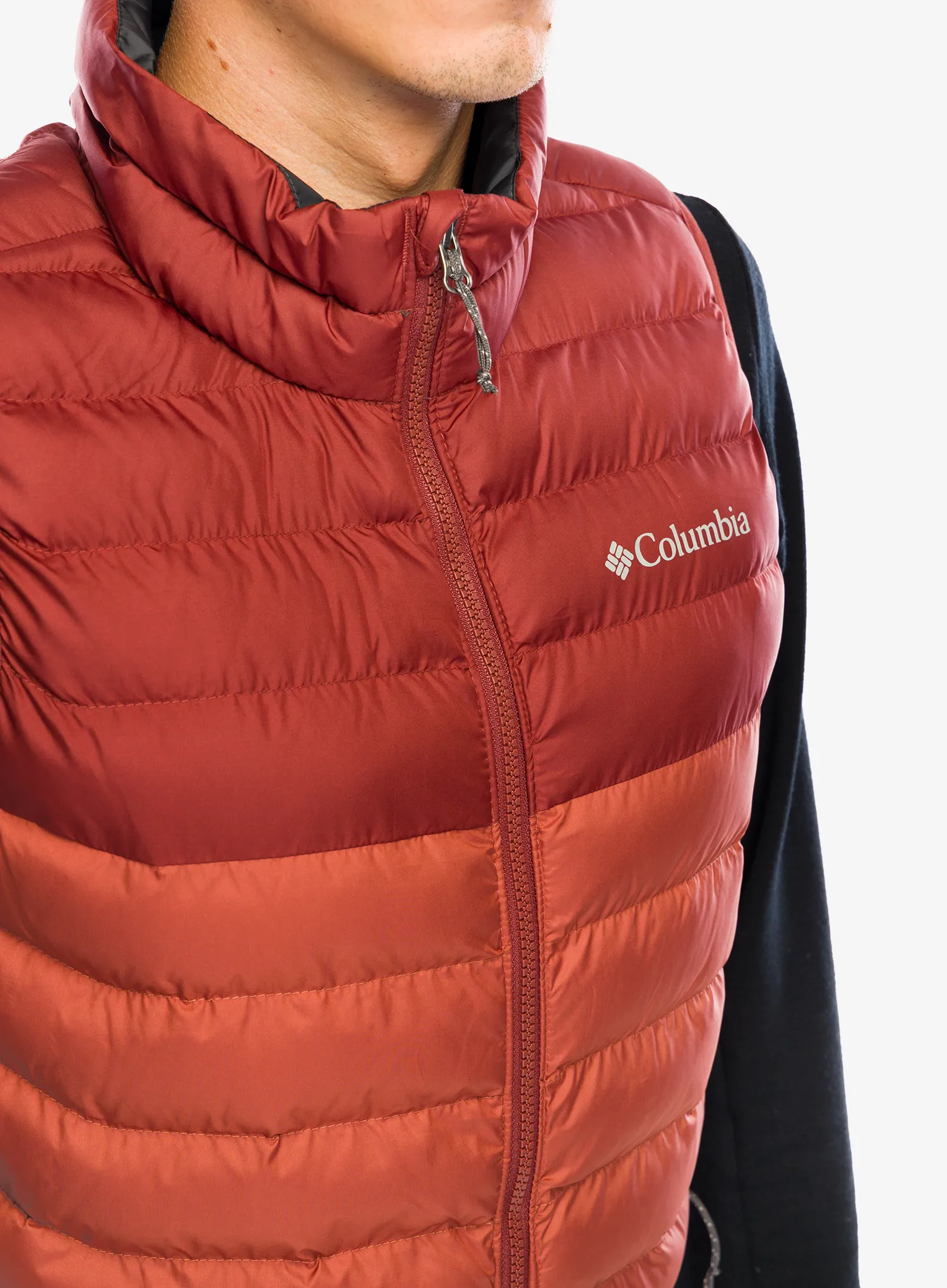 Zateplená vesta Columbia Powder Lite Vest - auburn/spice