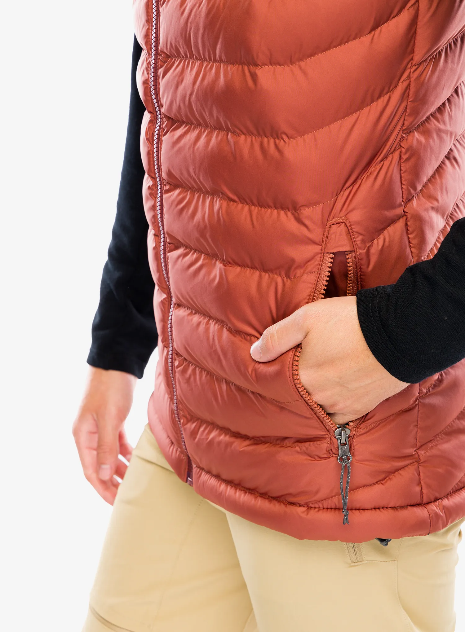 Zateplená vesta Columbia Powder Lite Vest - auburn/spice