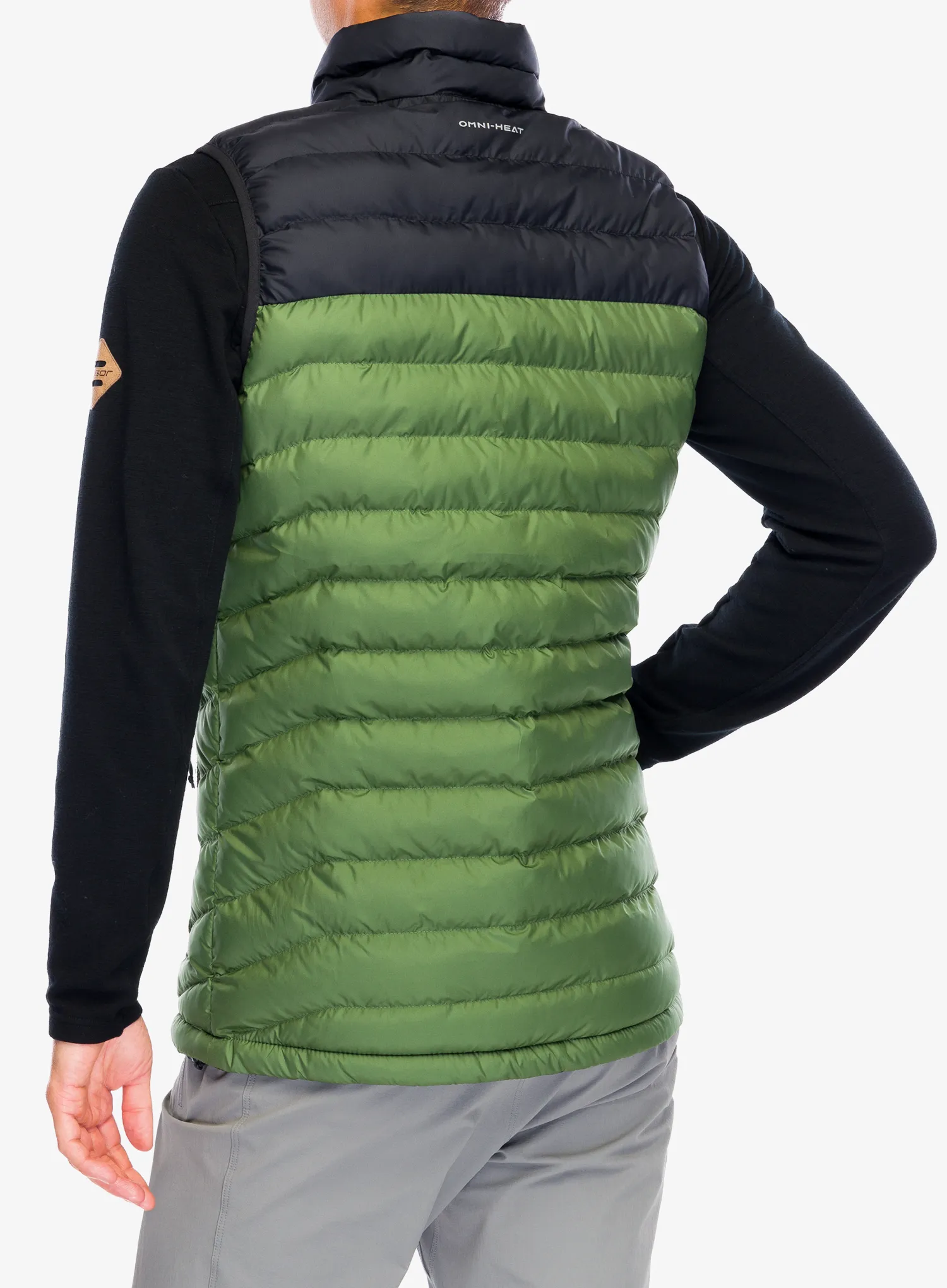 Zateplená vesta Columbia Powder Lite Vest - canteen/black