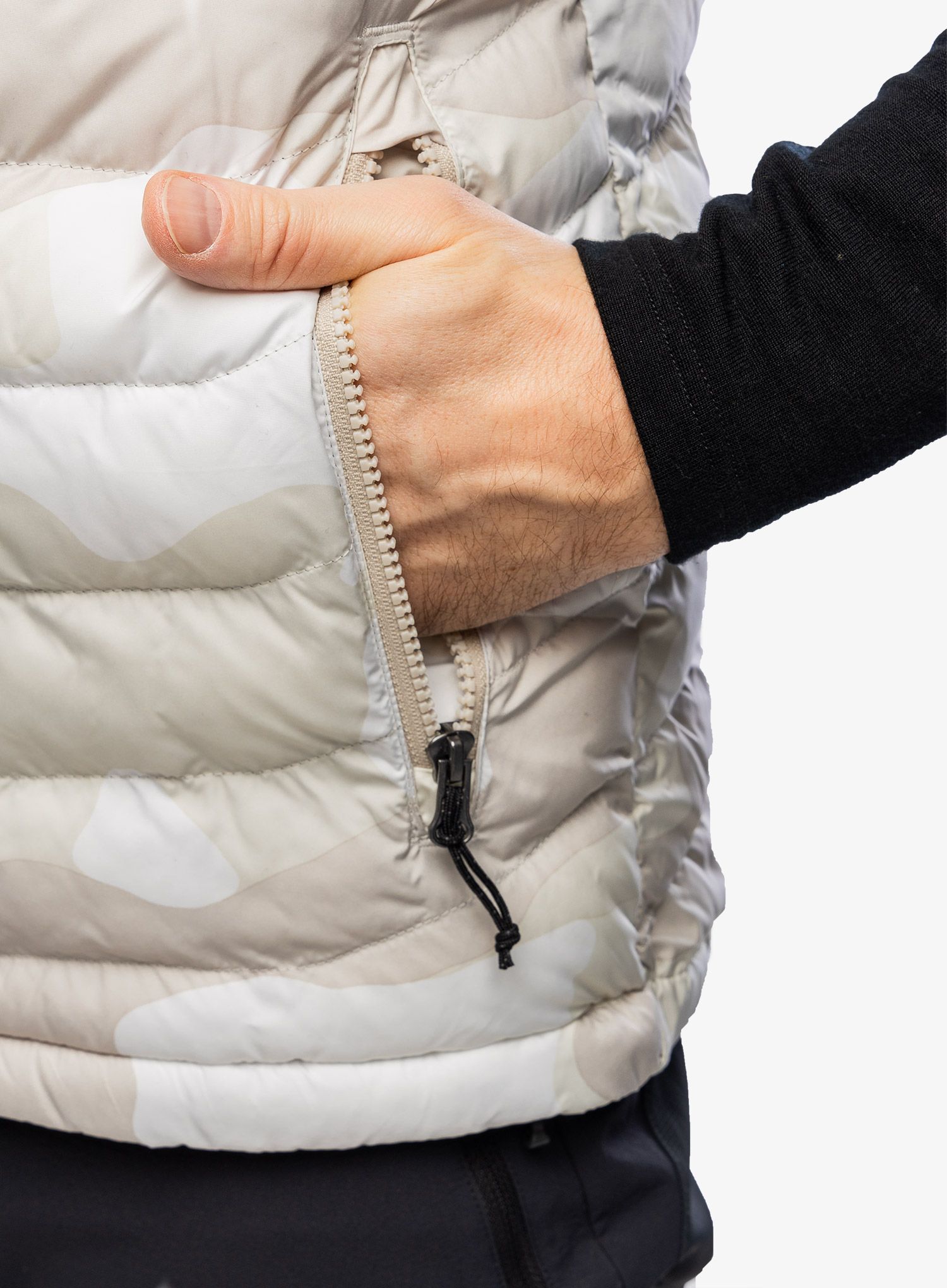Pánská vesta Columbia Powder Lite Vest - dark stone mod camo print