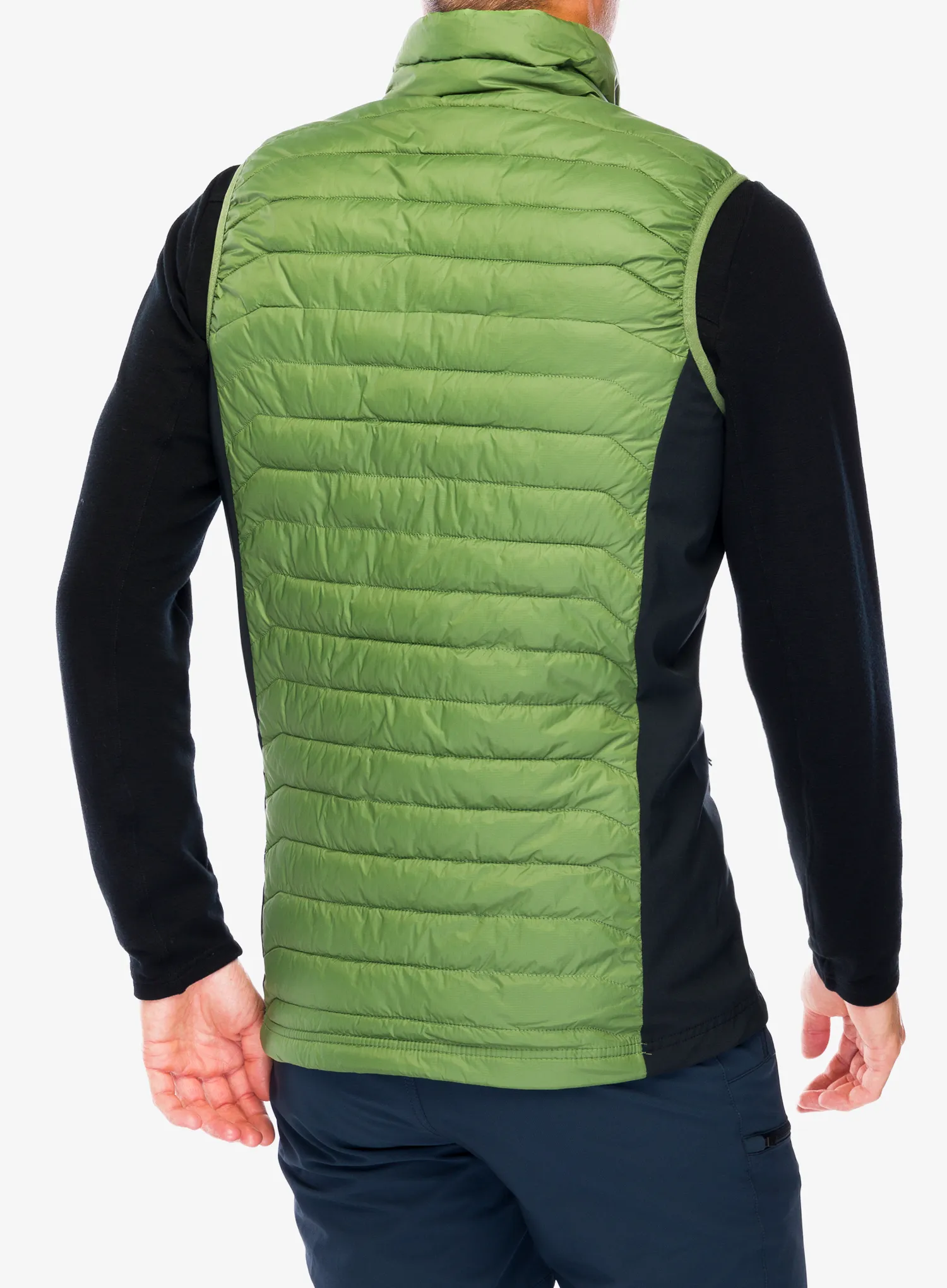 Zateplená vesta Columbia Powder Pass Vest - canteen/black