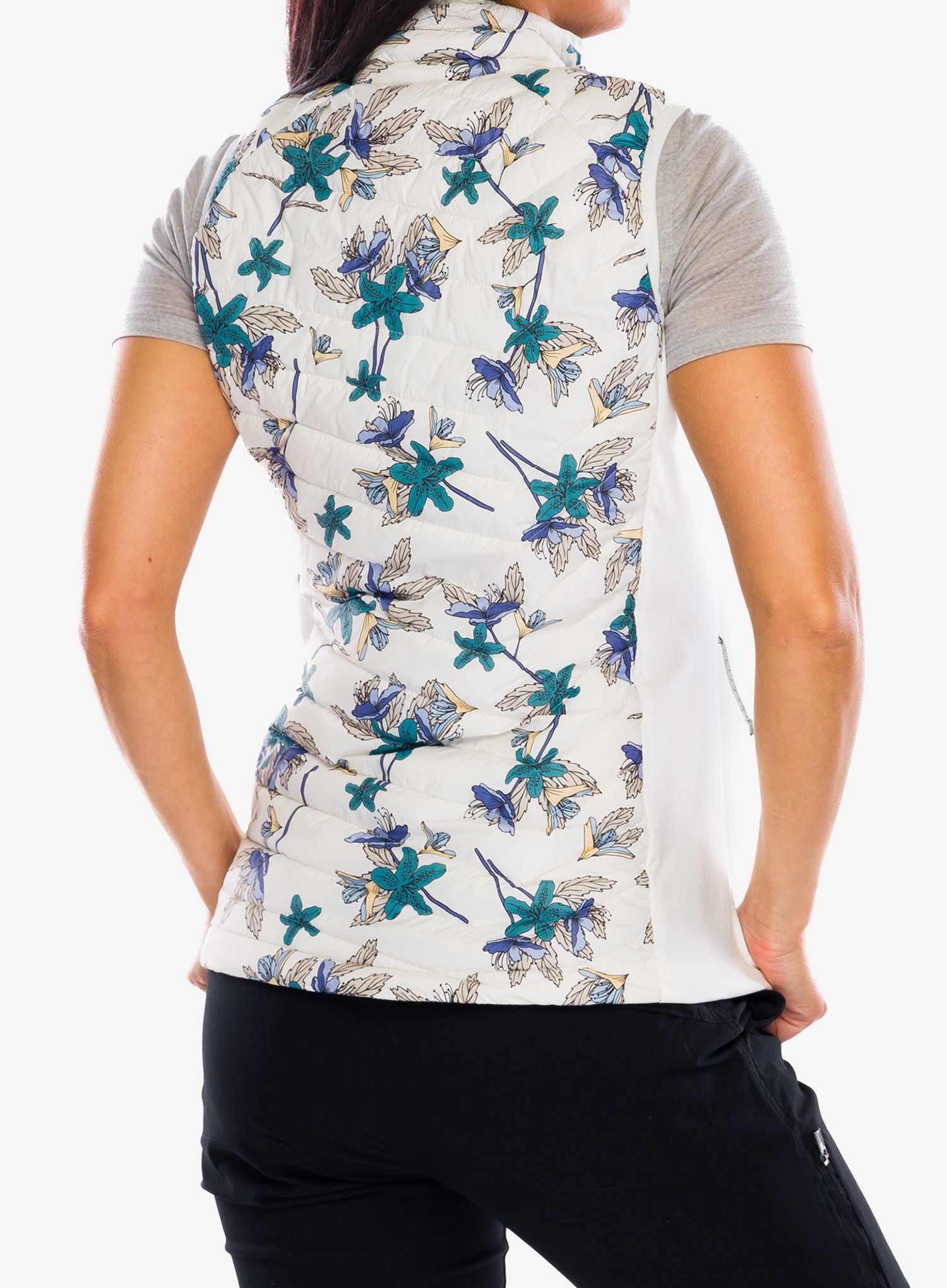 Vesta dámská Columbia Powder Pass Vest - sea salt tiger lilies print
