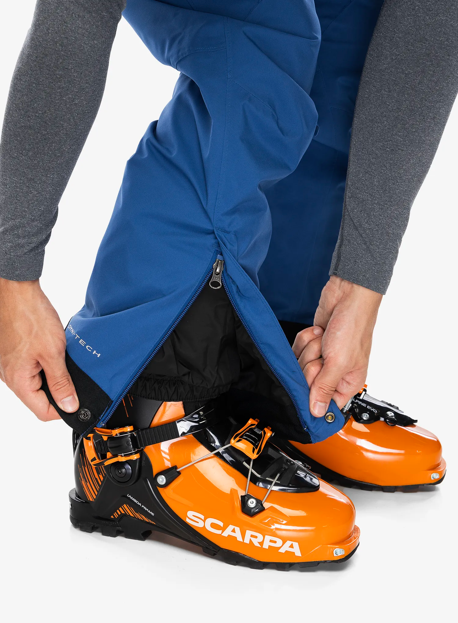 Lyžařské kalhoty Columbia Powder Stash II Pant - mountain blue/black