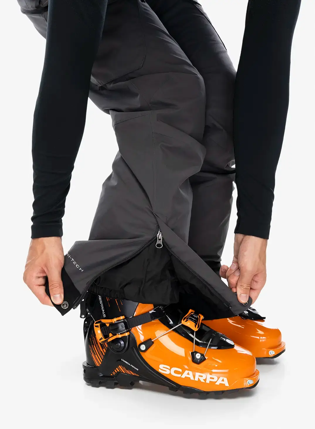 Lyžařské kalhoty Columbia Powder Stash II Pant - shark/black