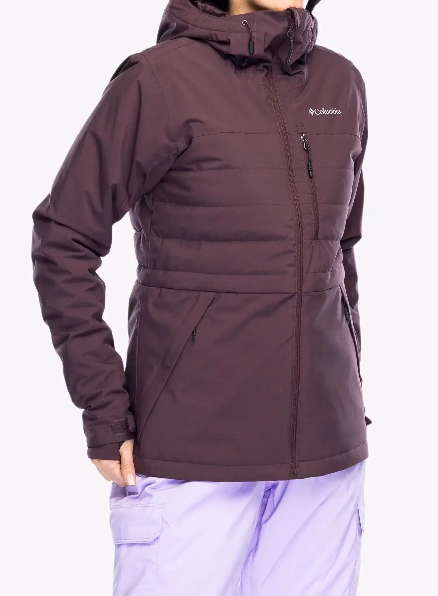 Zateplená bunda dámská Columbia Powdered Peak Insulated Jacket - moonvista