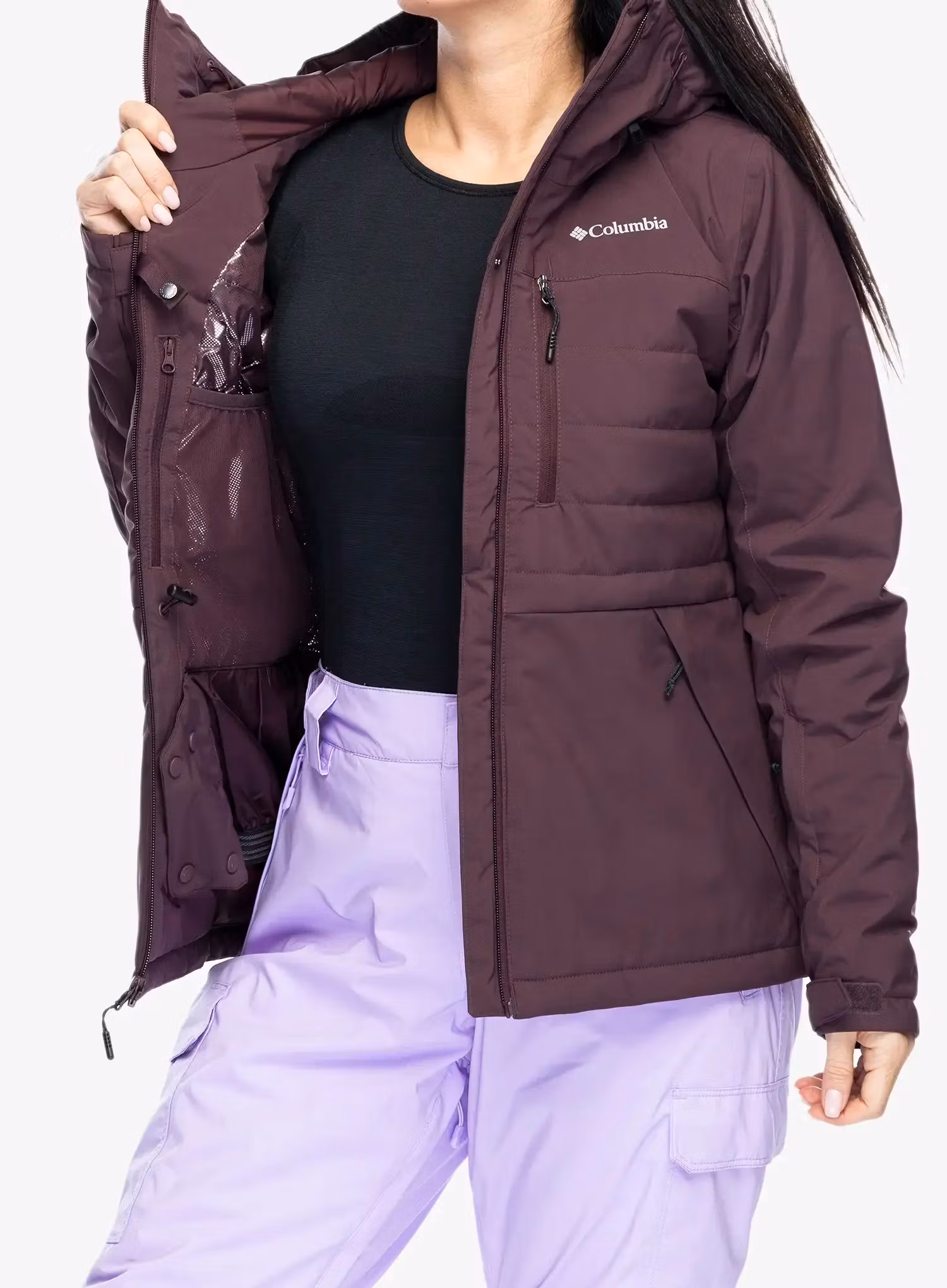 Zateplená bunda dámská Columbia Powdered Peak Insulated Jacket - moonvista