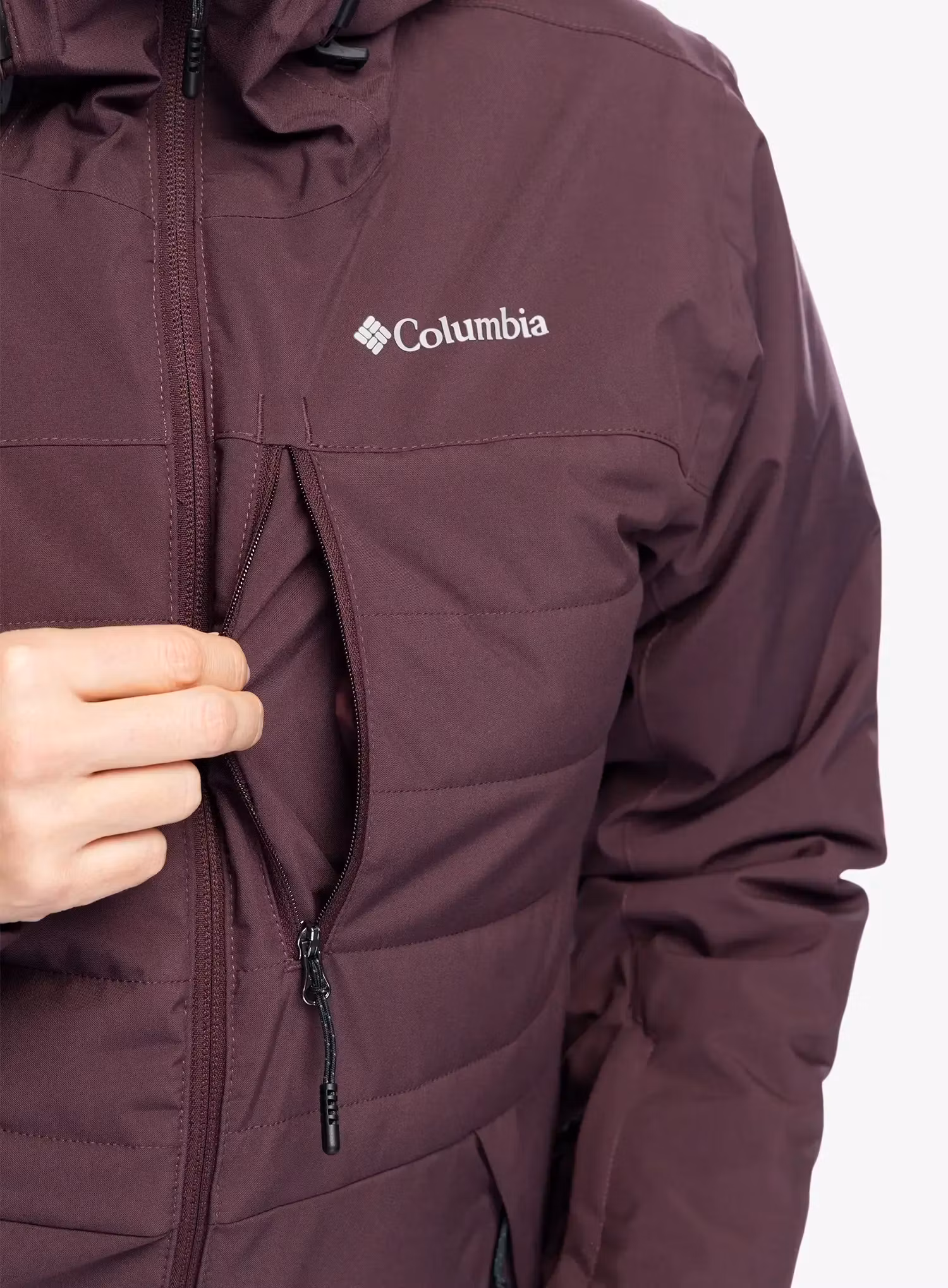 Zateplená bunda dámská Columbia Powdered Peak Insulated Jacket - moonvista