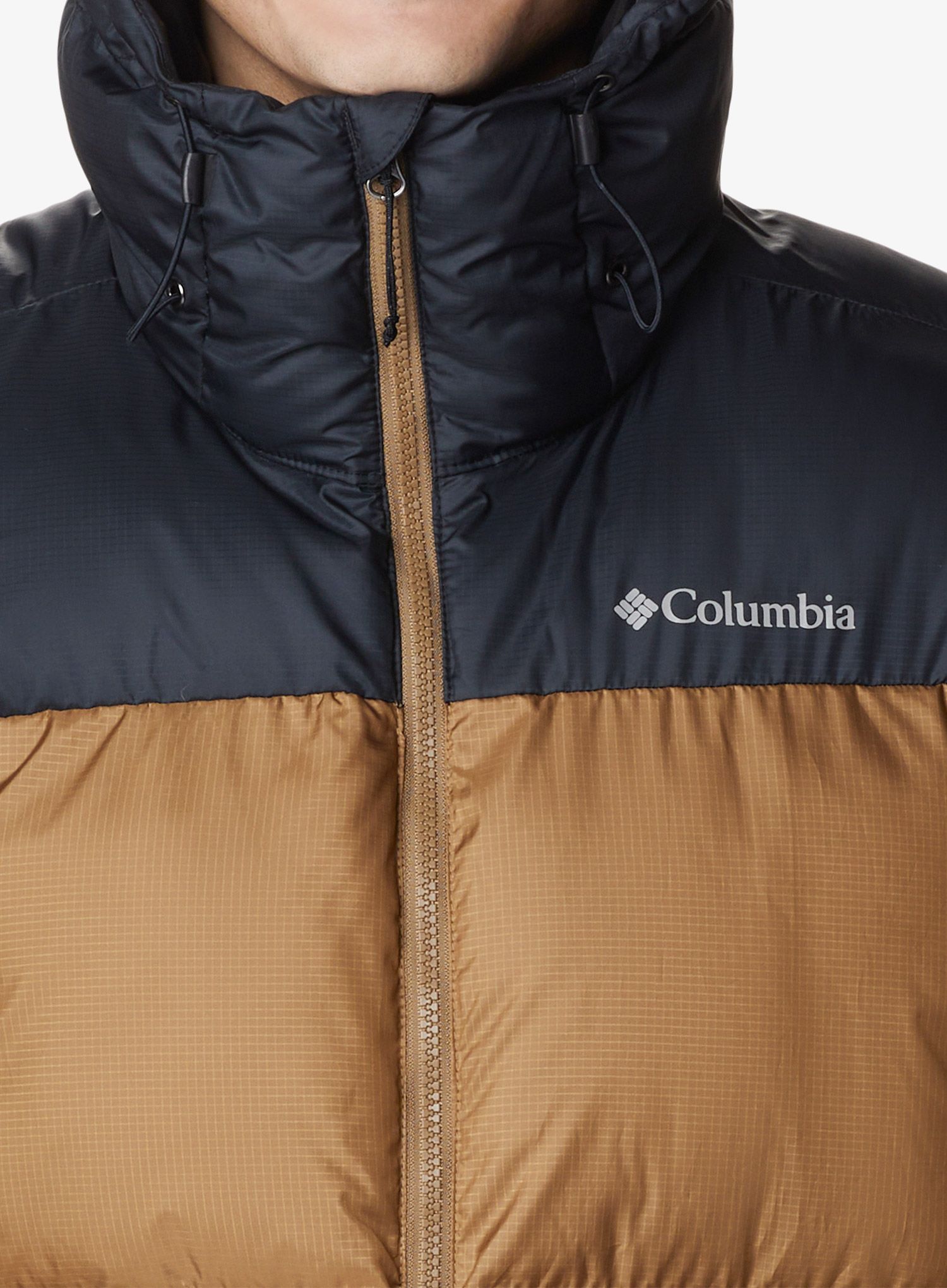 Zateplená bunda Columbia Puffect Hooded Jacket - delta/black