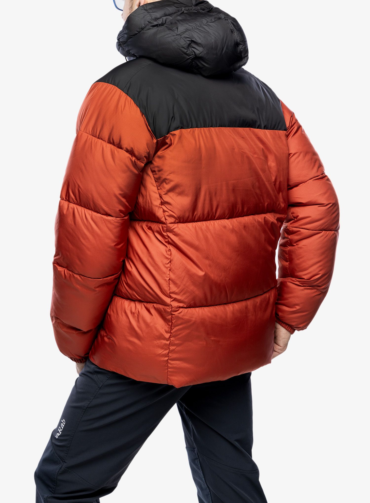 Zateplená bunda Columbia Puffect Hooded Jacket - warp red/shark