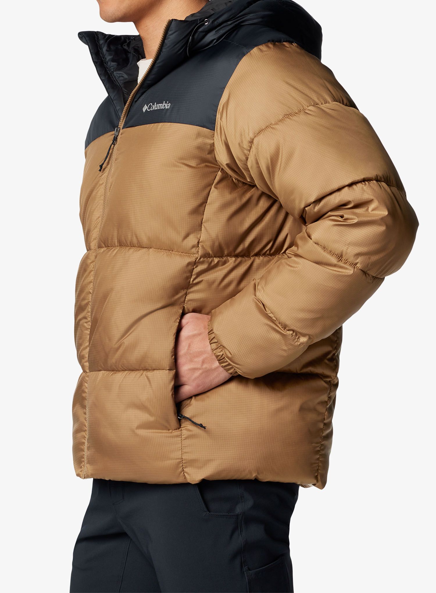 Zimní bunda Columbia Puffect II Hooded Jacket - delta/black