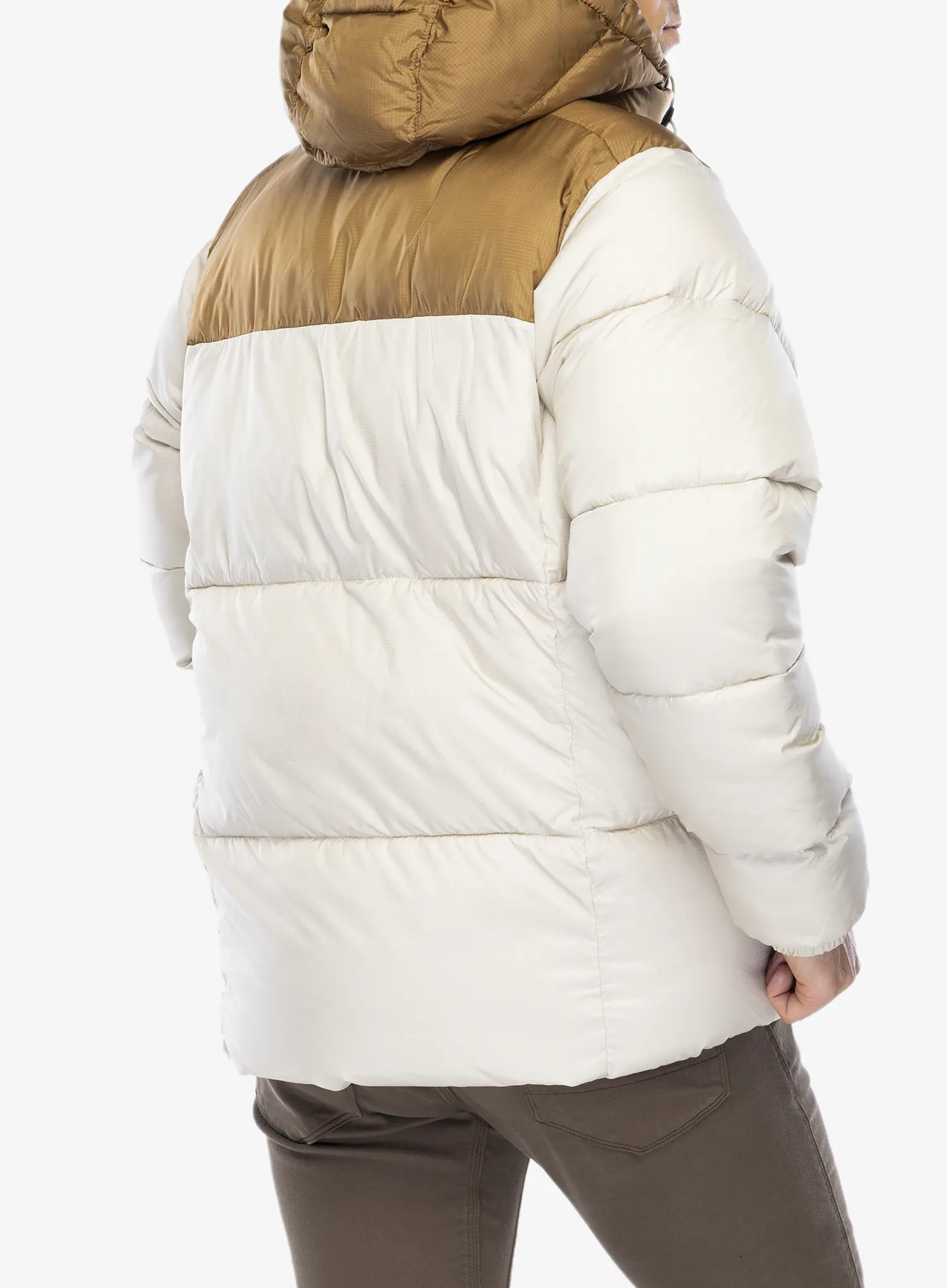 Zimní bunda Columbia Puffect II Hooded Jacket - dark stone/delta