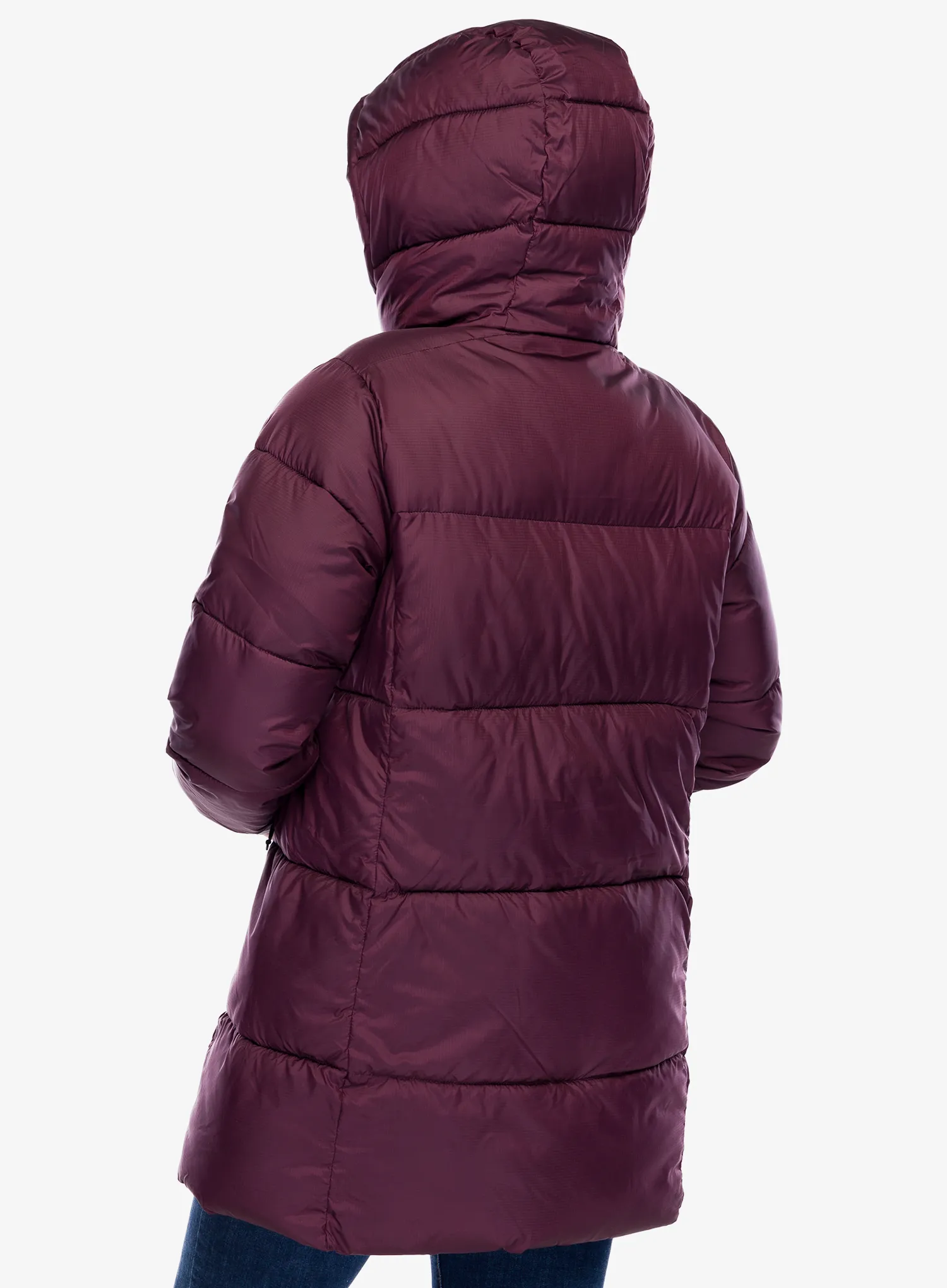 Dámský kabát Columbia Puffect II Mid Hooded Jacket - moonvista