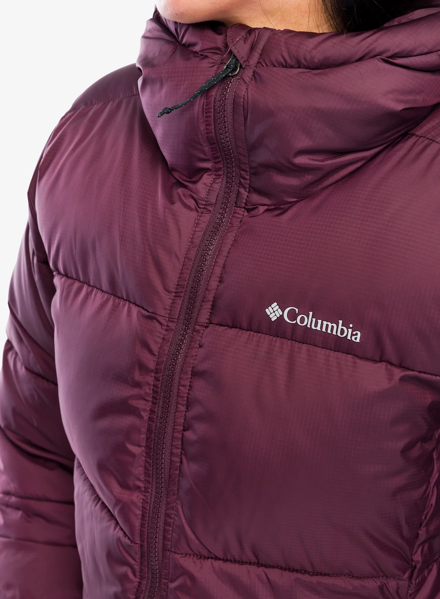 Dámský kabát Columbia Puffect II Mid Hooded Jacket - moonvista
