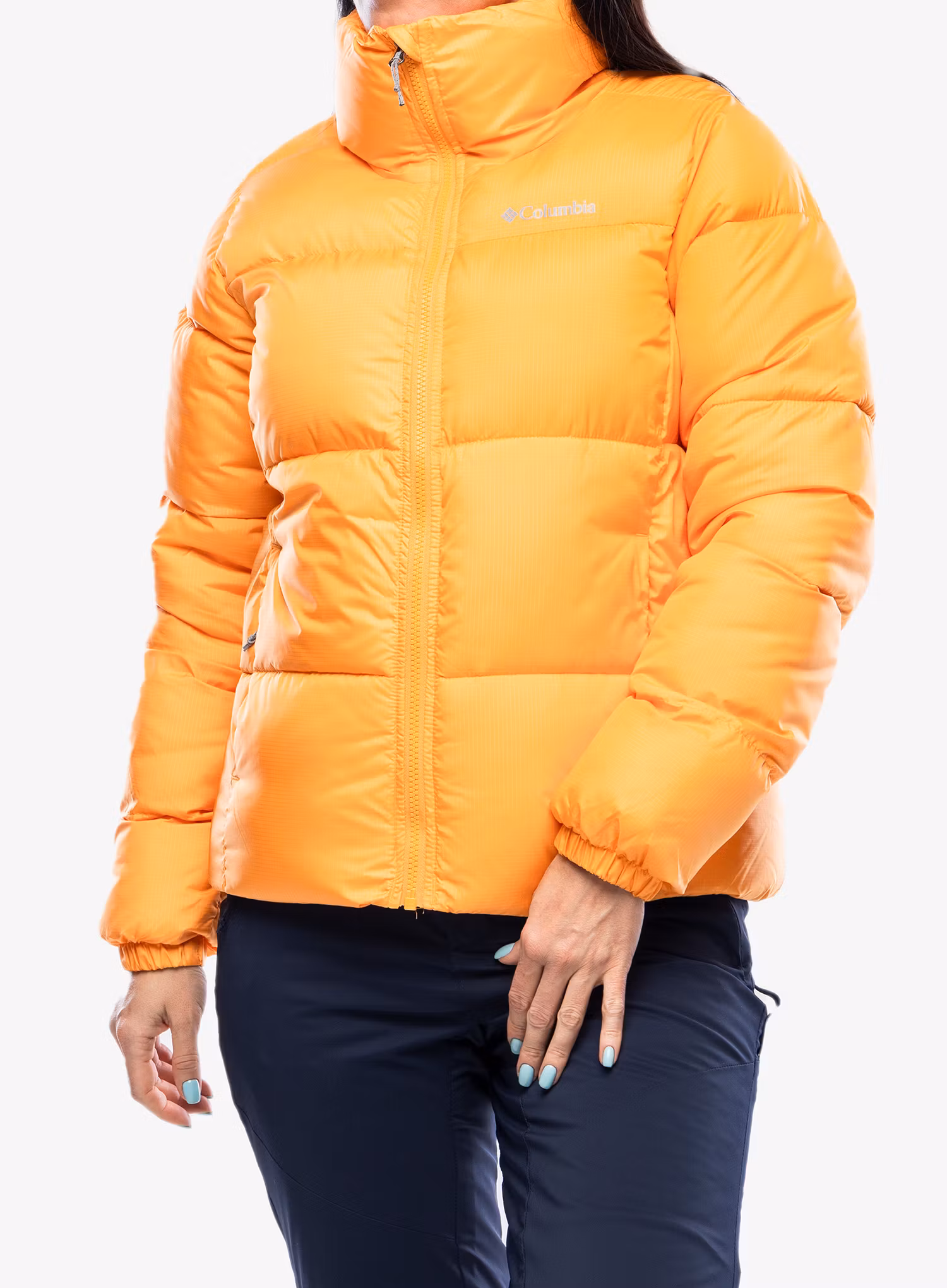 Zateplená bunda dámská Columbia Puffect Jacket - sunset peach