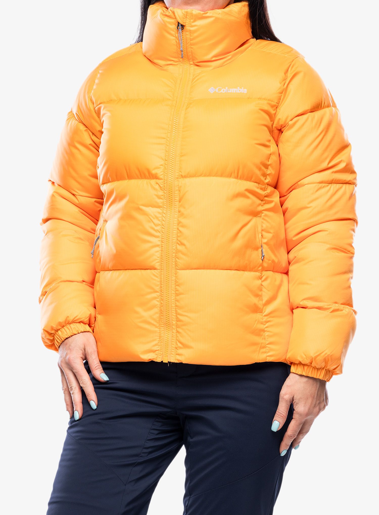 Zateplená bunda dámská Columbia Puffect Jacket - sunset peach