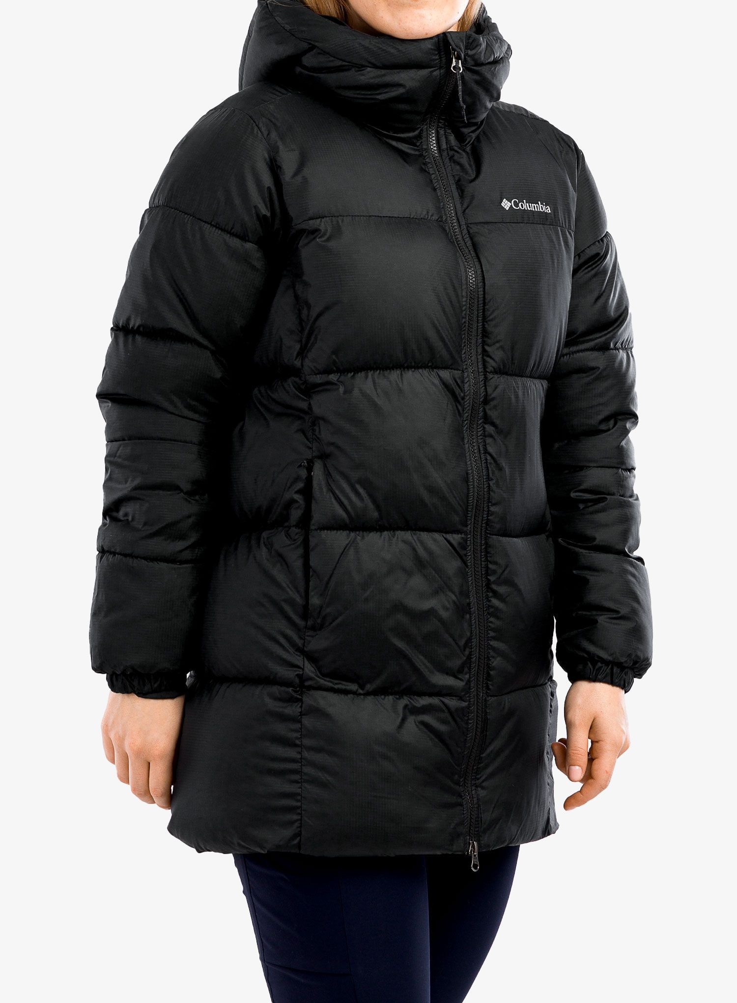 Bunda Columbia Puffect Mid Hooded Jacket - black