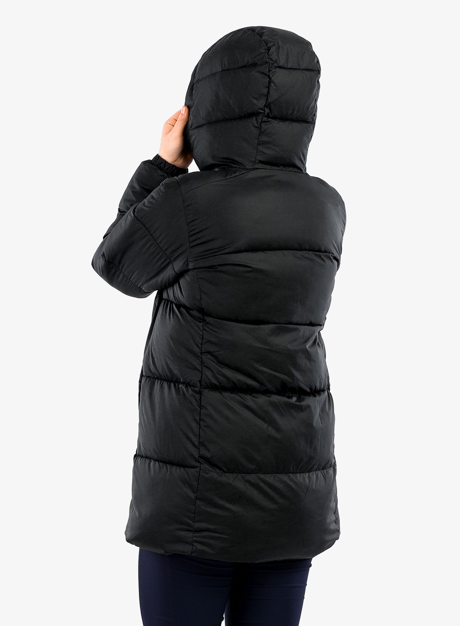 Bunda Columbia Puffect Mid Hooded Jacket - black