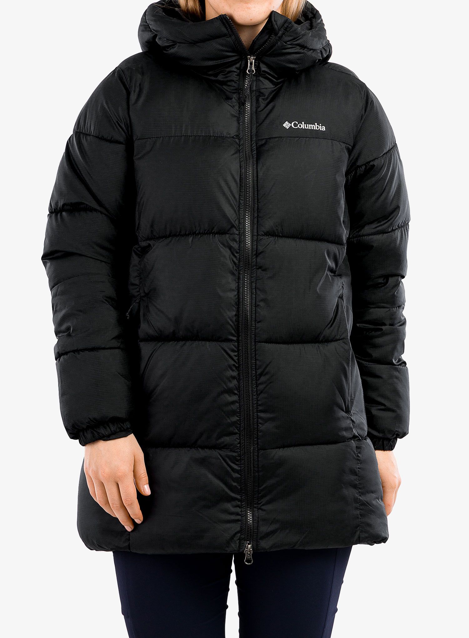 Bunda Columbia Puffect Mid Hooded Jacket - black