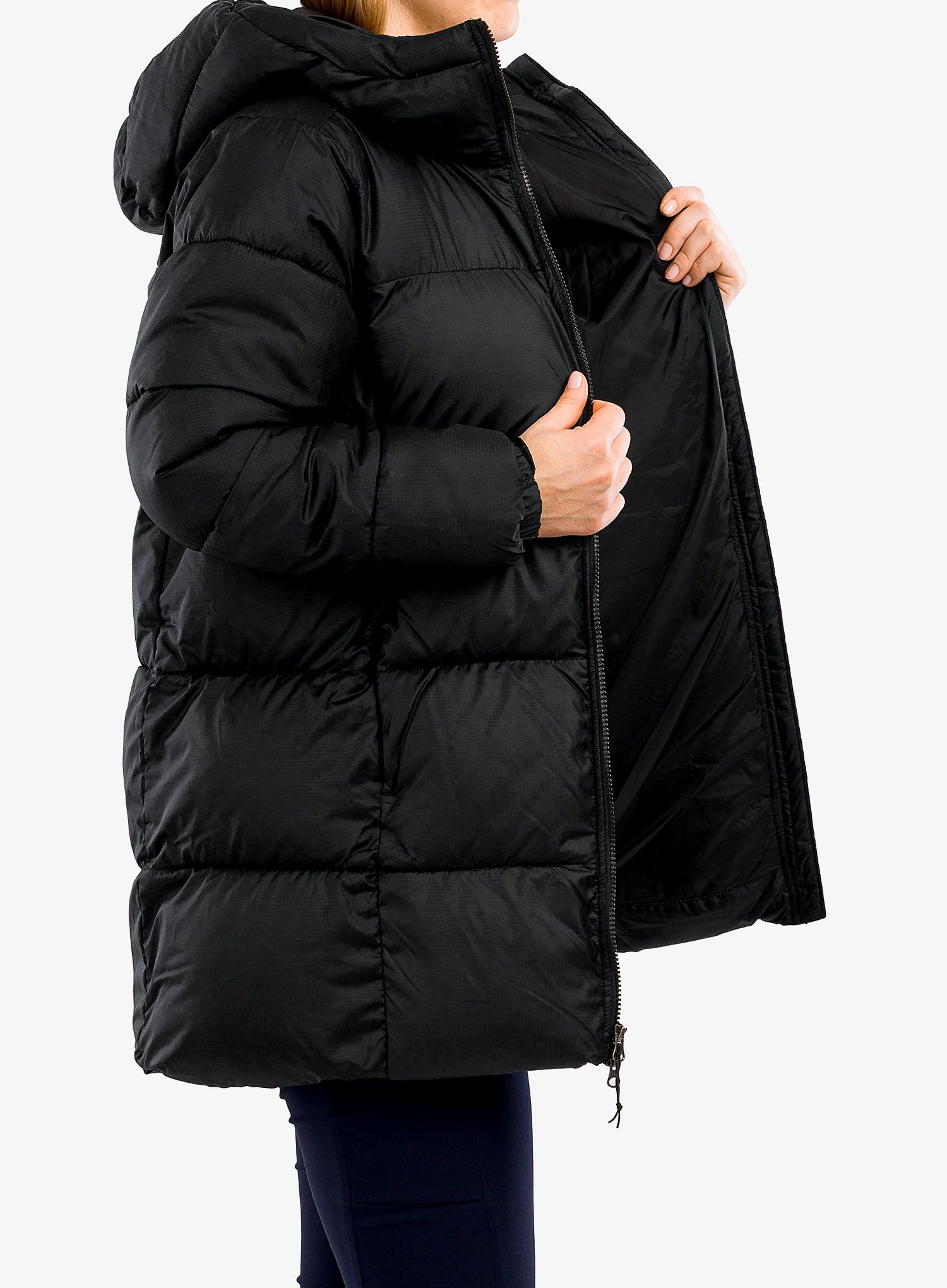 Bunda Columbia Puffect Mid Hooded Jacket - black