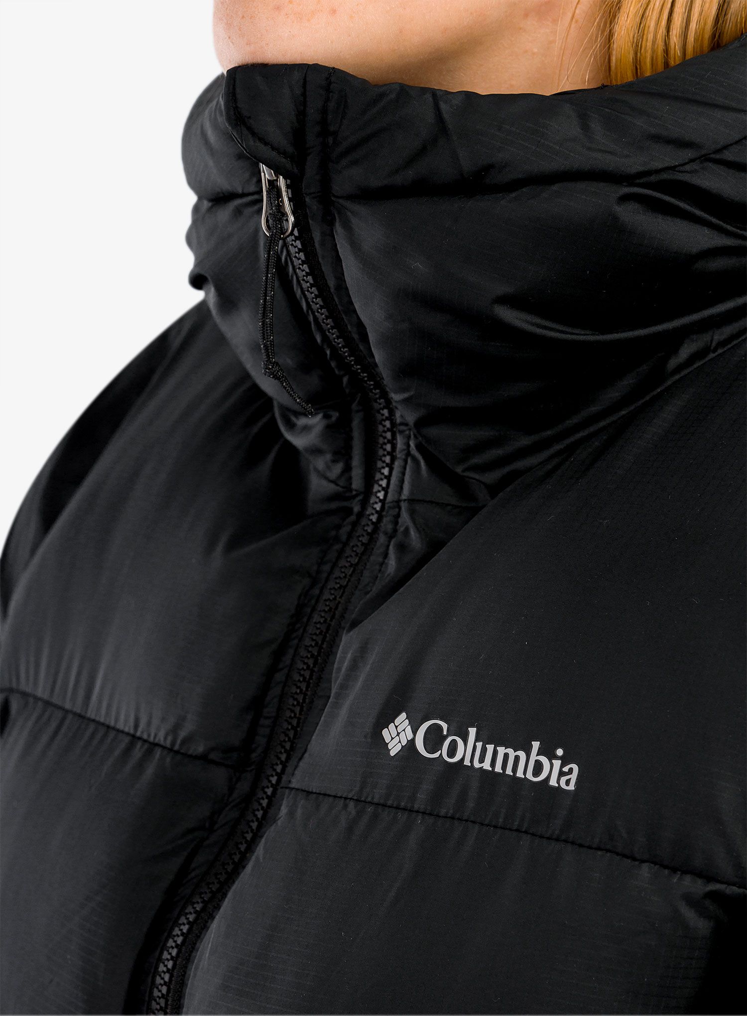 Bunda Columbia Puffect Mid Hooded Jacket - black