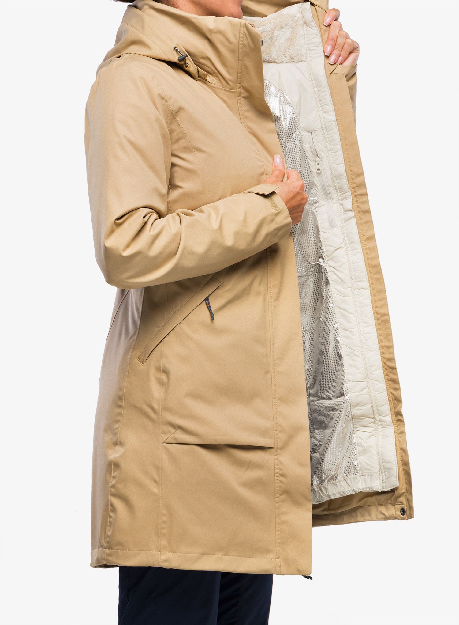 Bunda 3v1 dámská Columbia Pulaski Interchange Jacket - beach/dark stone
