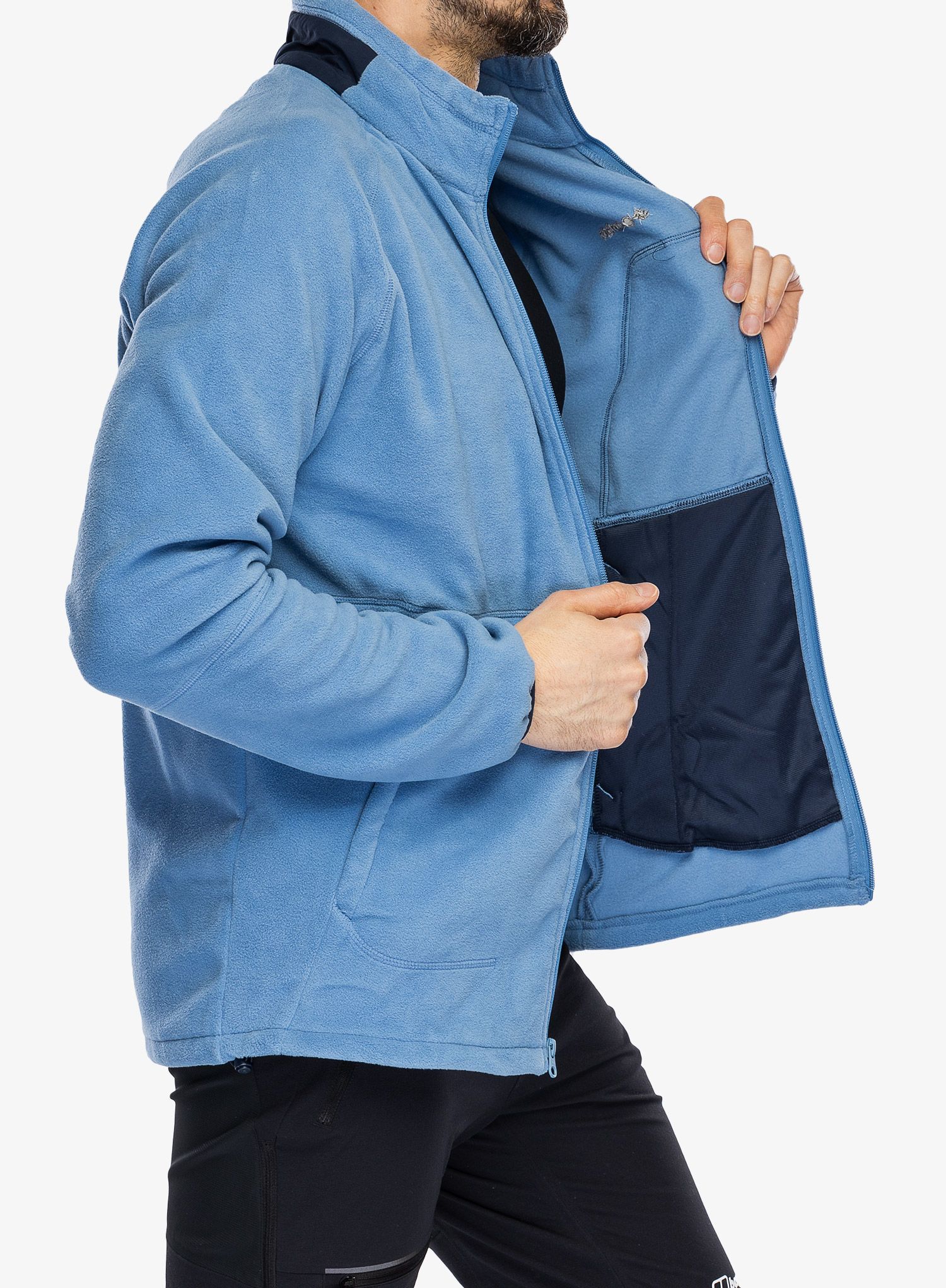 Rozepínací mikina Columbia Rapid Expedition Full Zip Fleece - skyler/collegiate navy