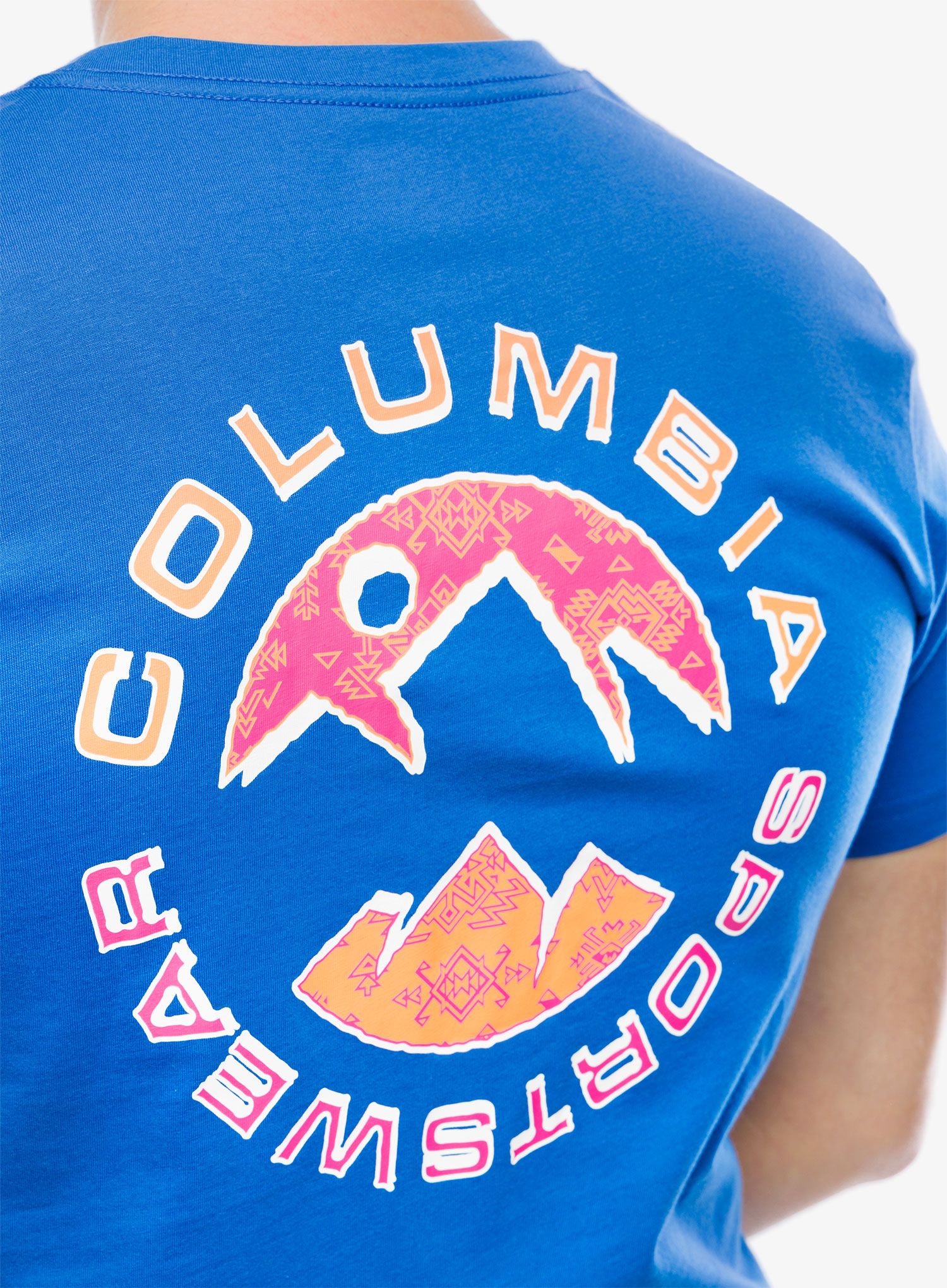 Bavlněné tričko Columbia Rapid Ridge Back Graphic Tee II - bright indigo