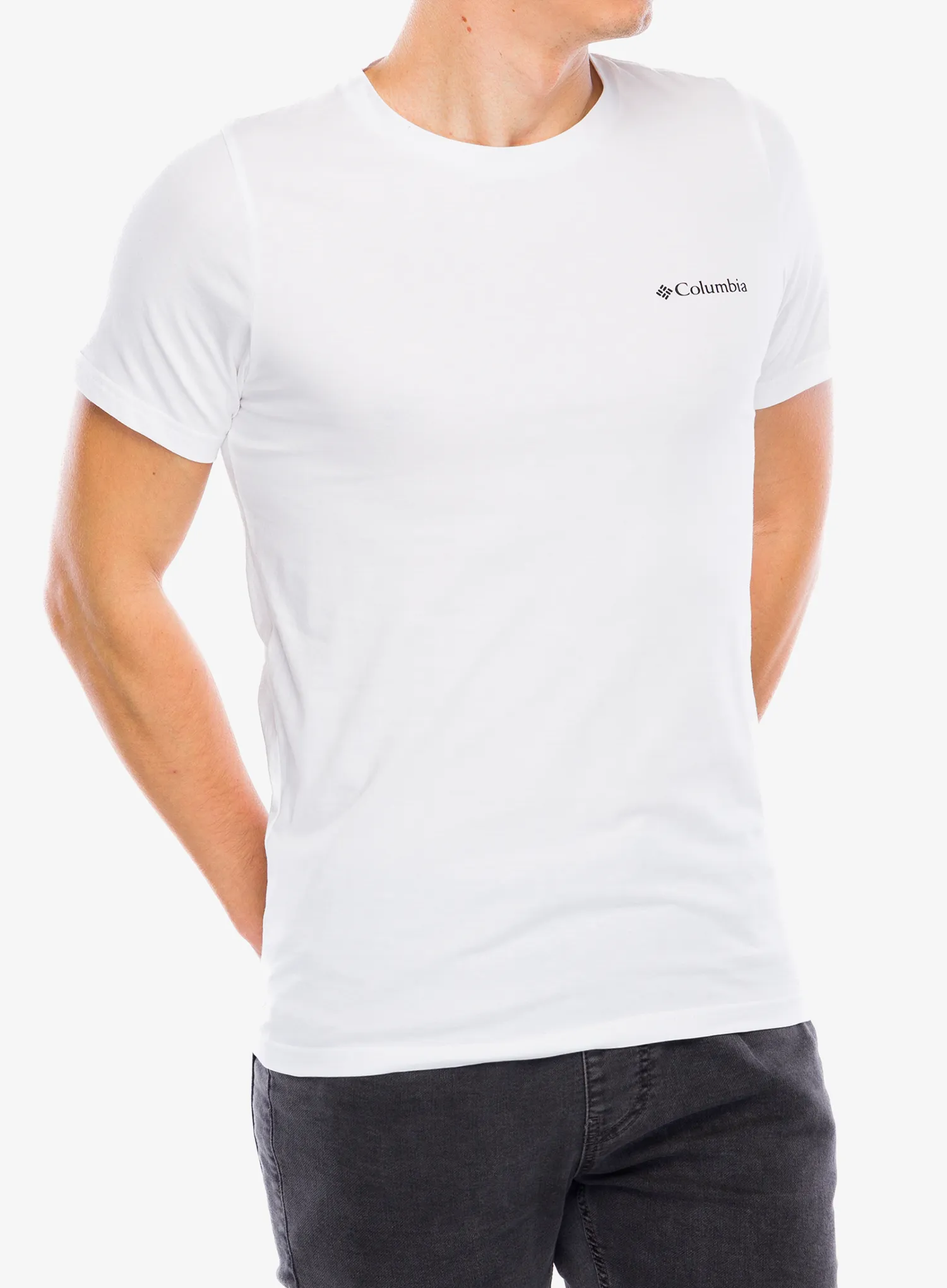 Bavlněné tričko Columbia Rapid Ridge Back Graphic Tee II - white/camp icons