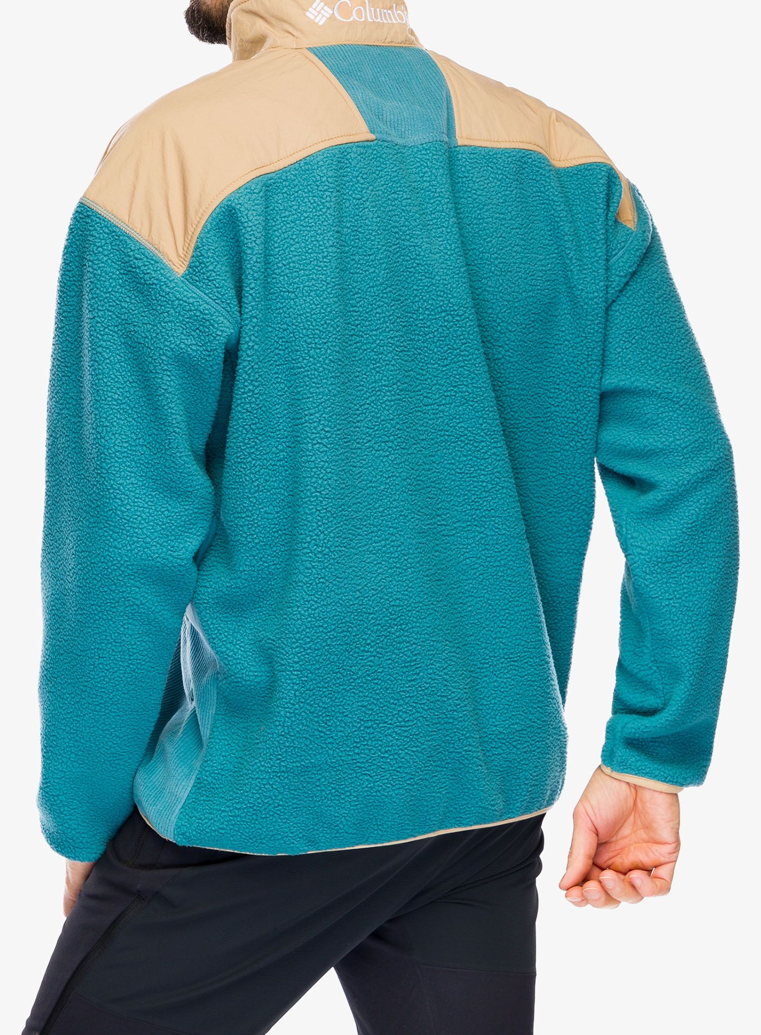 Fleece mikina Columbia Riptide Fleece - cloudburst/canoe/salmon rose