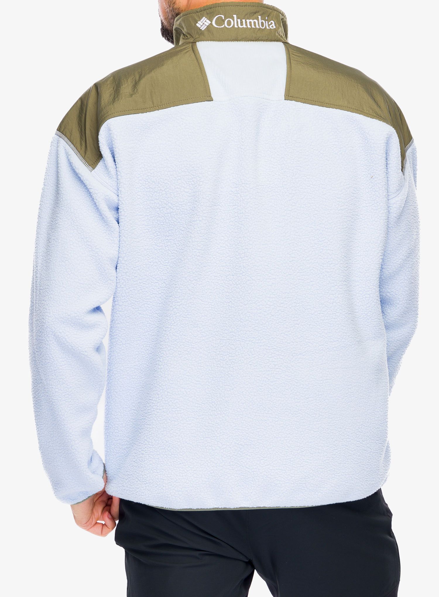 Mikina se zipem Columbia Riptide Fleece - whisper/stone green/green