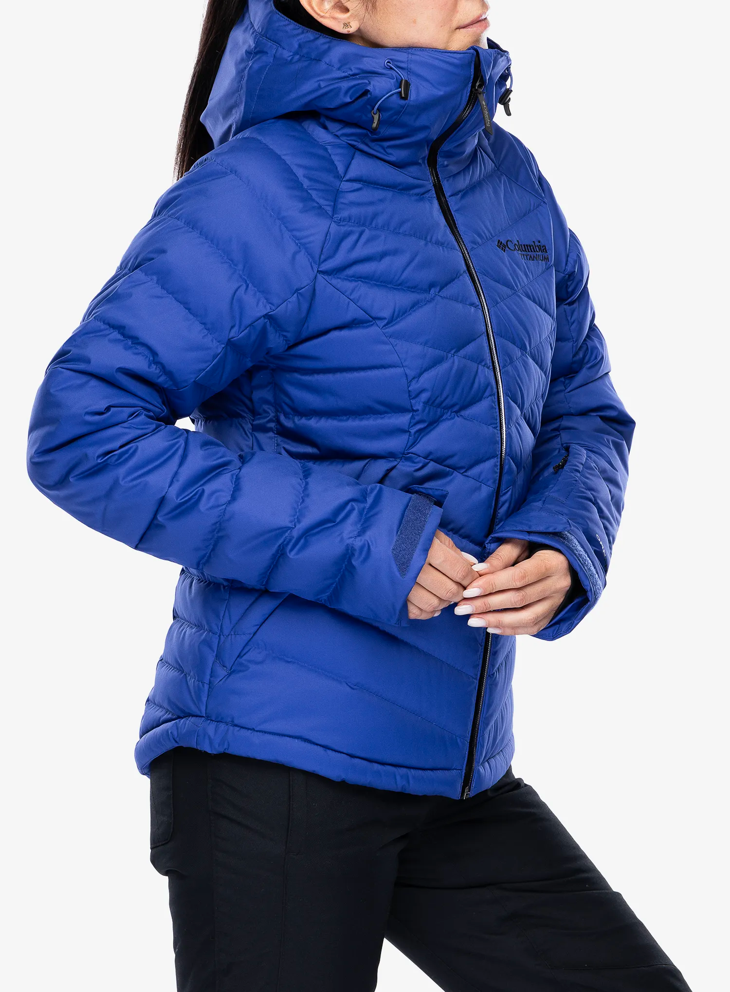 Dámská bunda Columbia Roaring Fork II Down Jacket - clematis blue