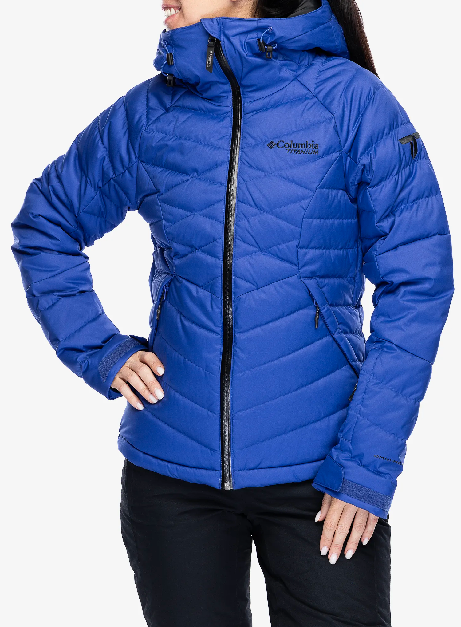 Dámská bunda Columbia Roaring Fork II Down Jacket - clematis blue