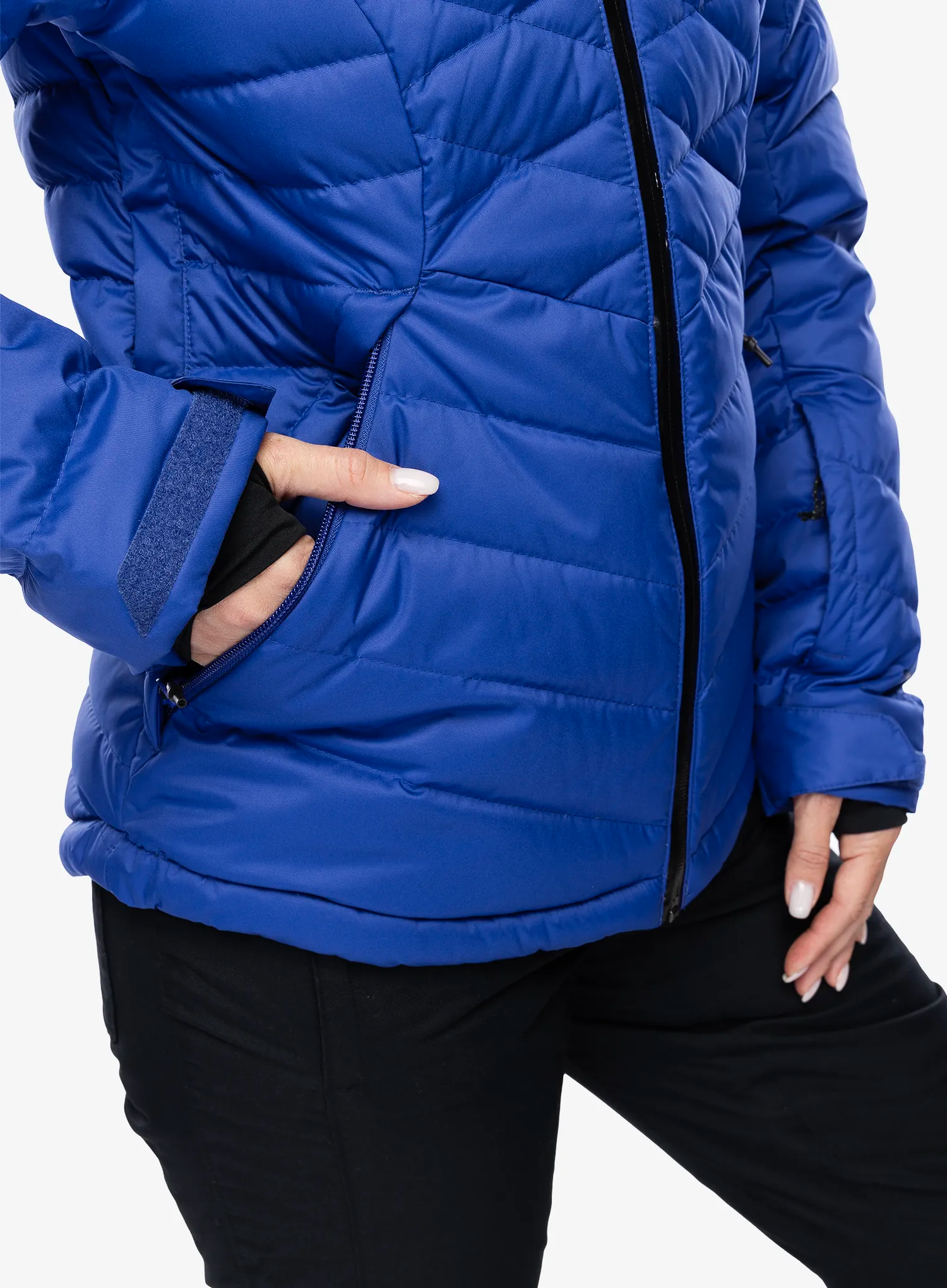 Dámská bunda Columbia Roaring Fork II Down Jacket - clematis blue
