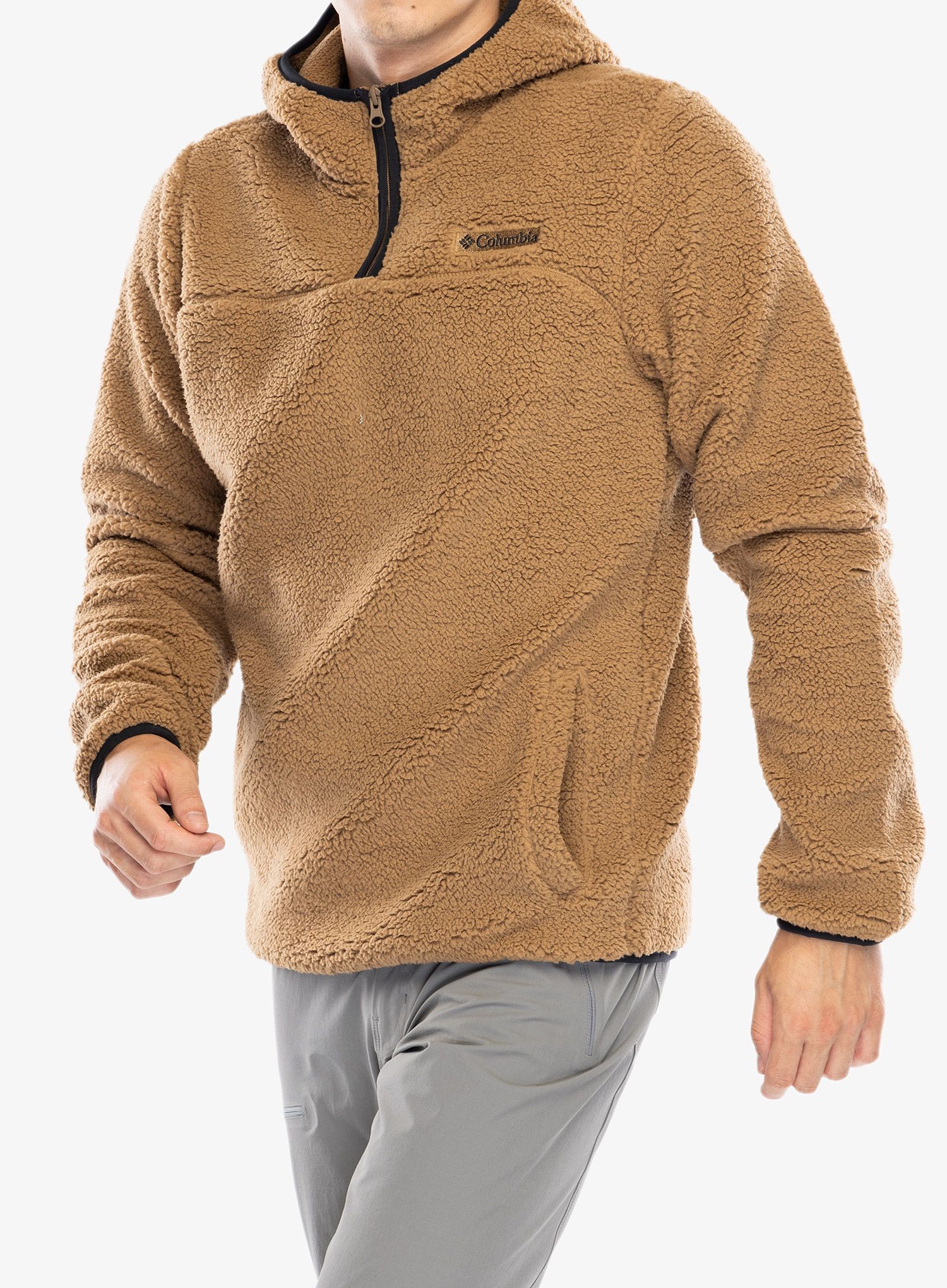 Mikina s kapucí Columbia Rugged Ridge III Sherpa Pullover Hoodie - delta