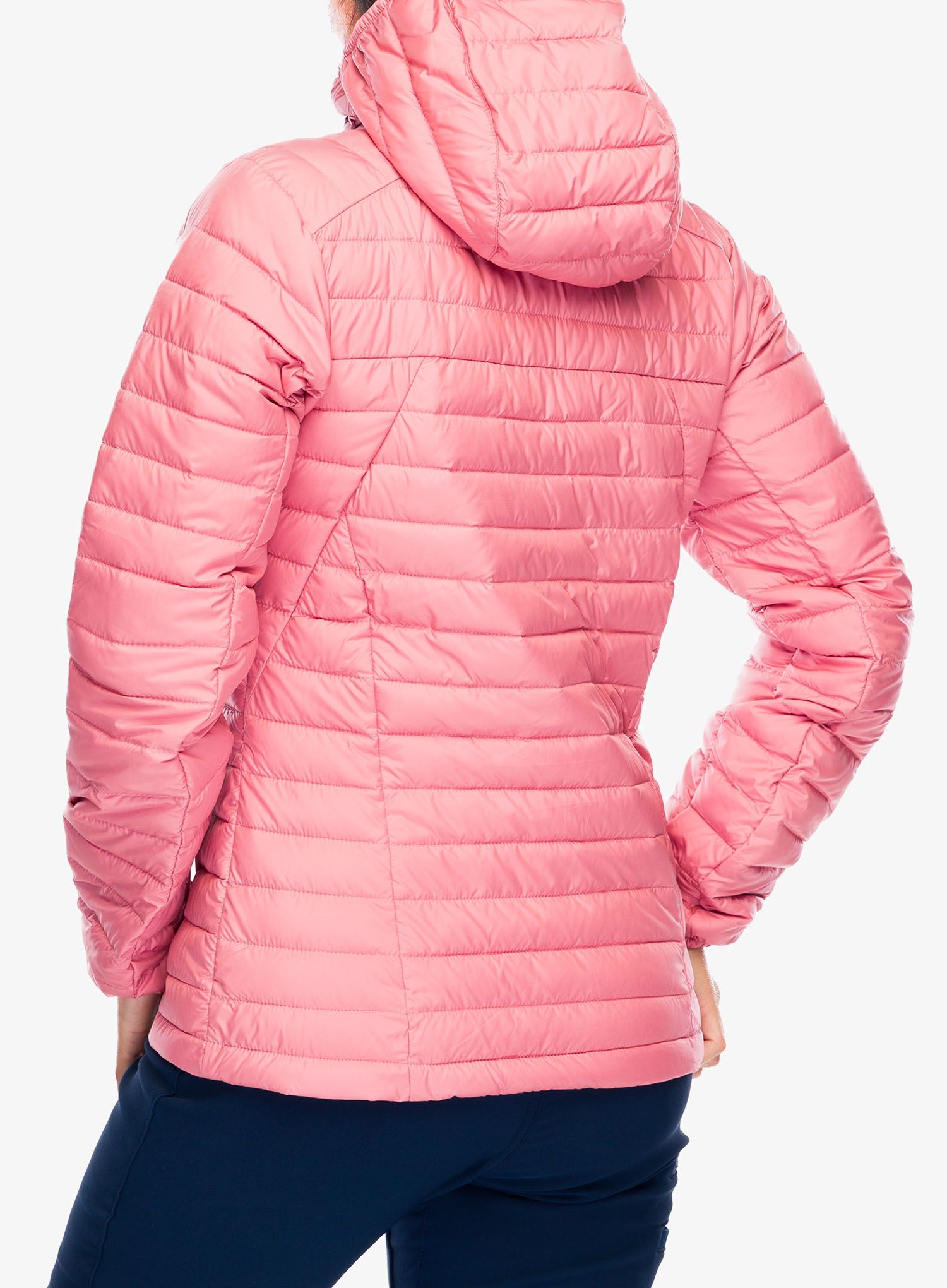 Zateplená bunda dámská Columbia Silver Falls II Hooded Jacket - pink agave