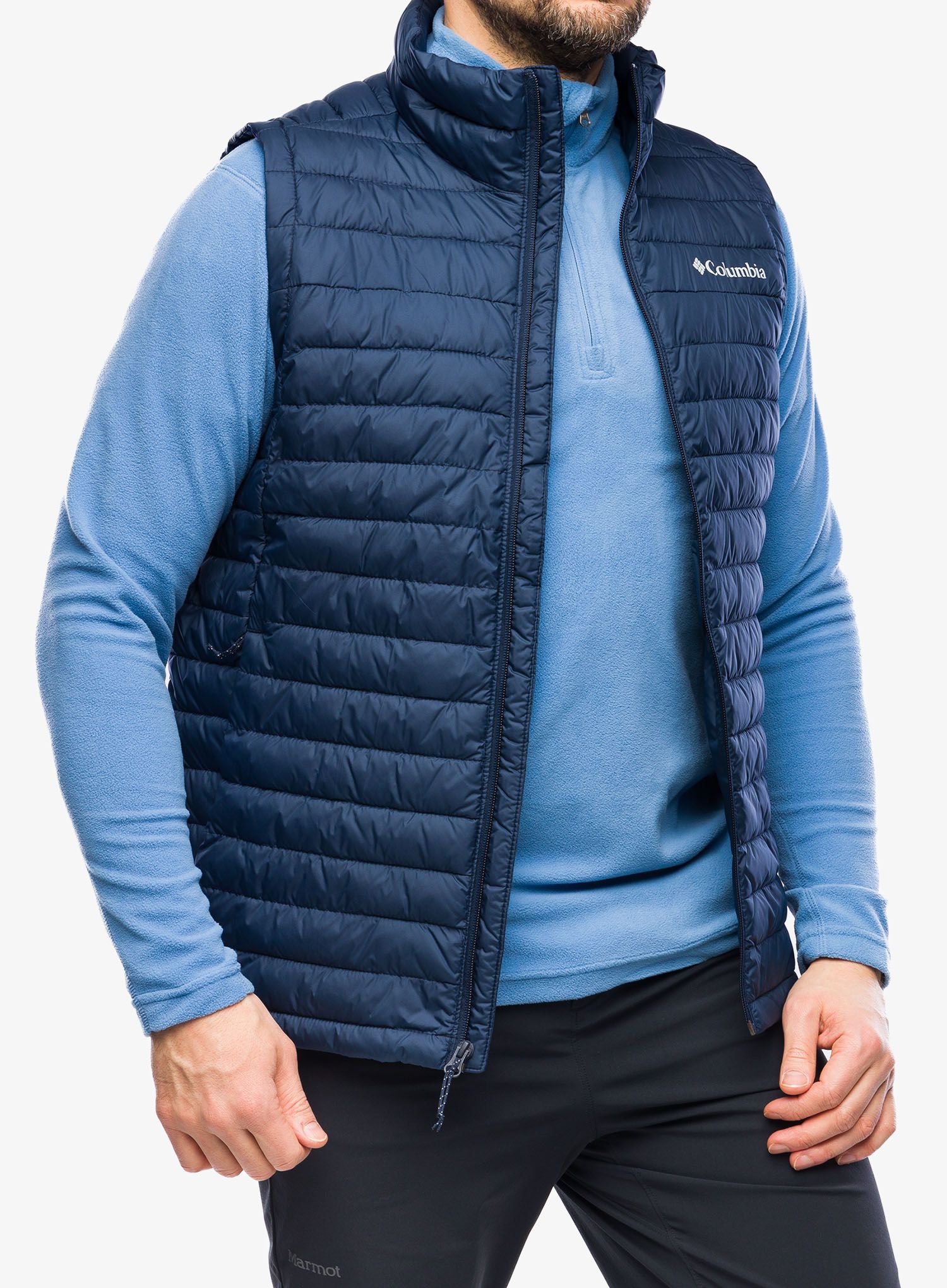 Zateplená vesta Columbia Silver Falls Vest - collegiate navy