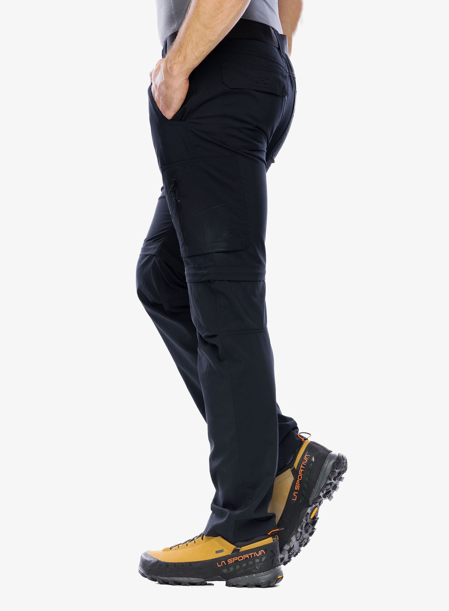 Turistické kalhoty pánské Columbia Silver Ridge Utility Convertible Pant - black