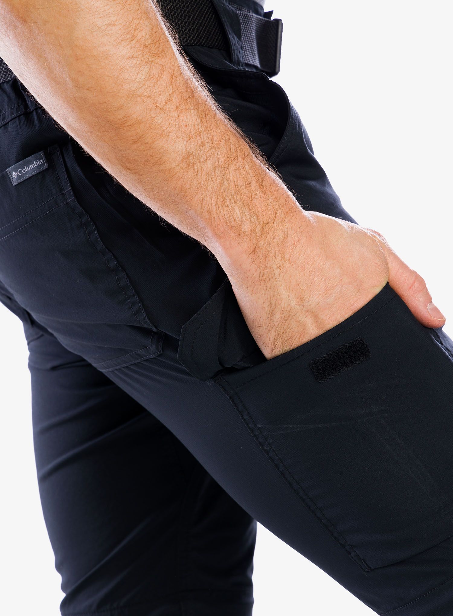 Turistické kalhoty pánské Columbia Silver Ridge Utility Convertible Pant - black