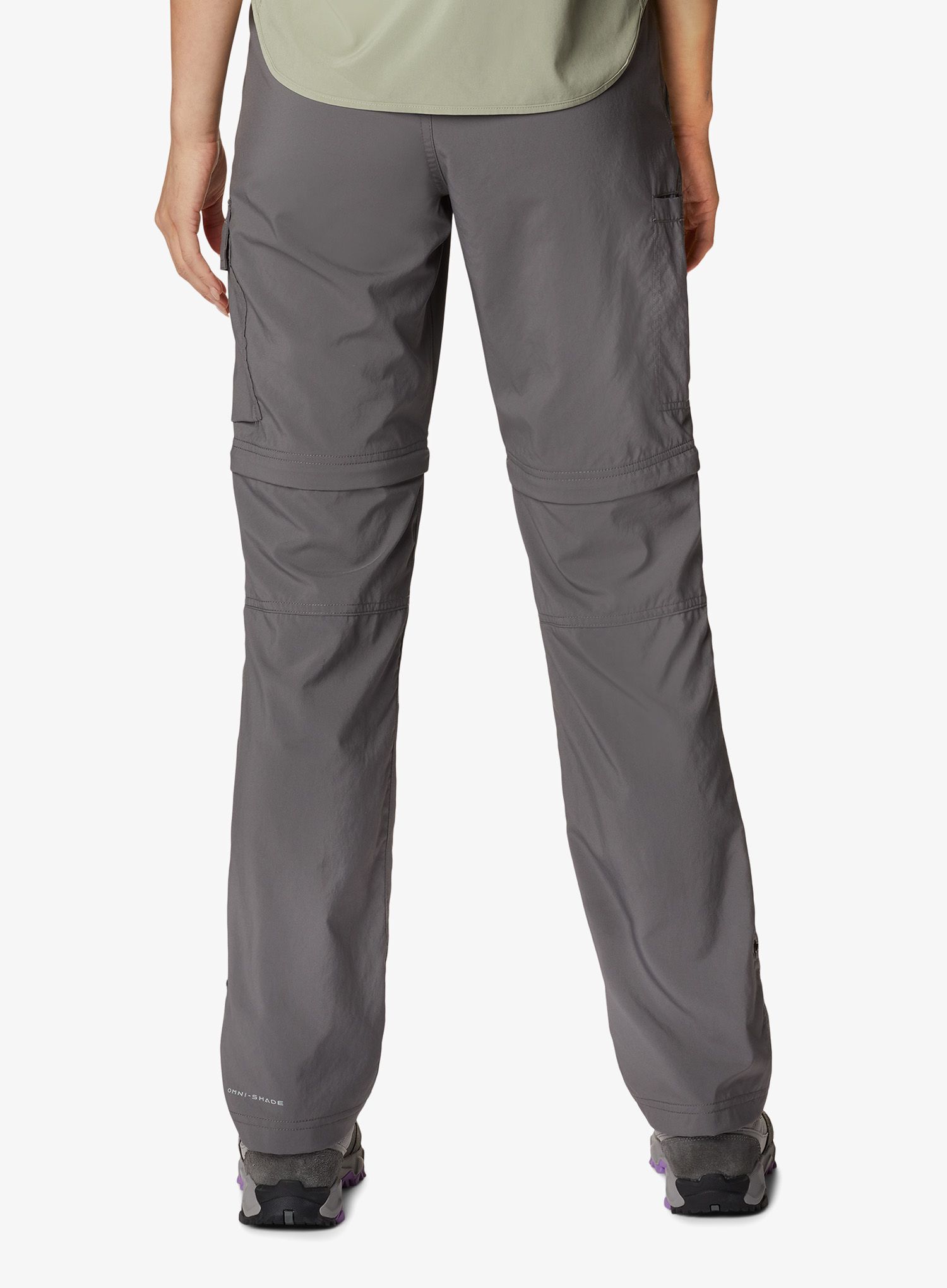 Turistické kalhoty dámské Columbia Silver Ridge Utility Convertible Pant - city grey
