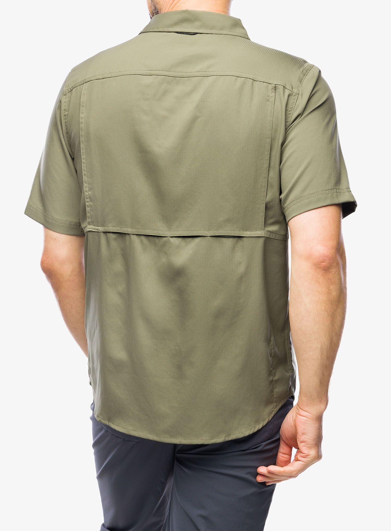 Košile Columbia Silver Ridge Utility Lite Short Sleeve - stone green